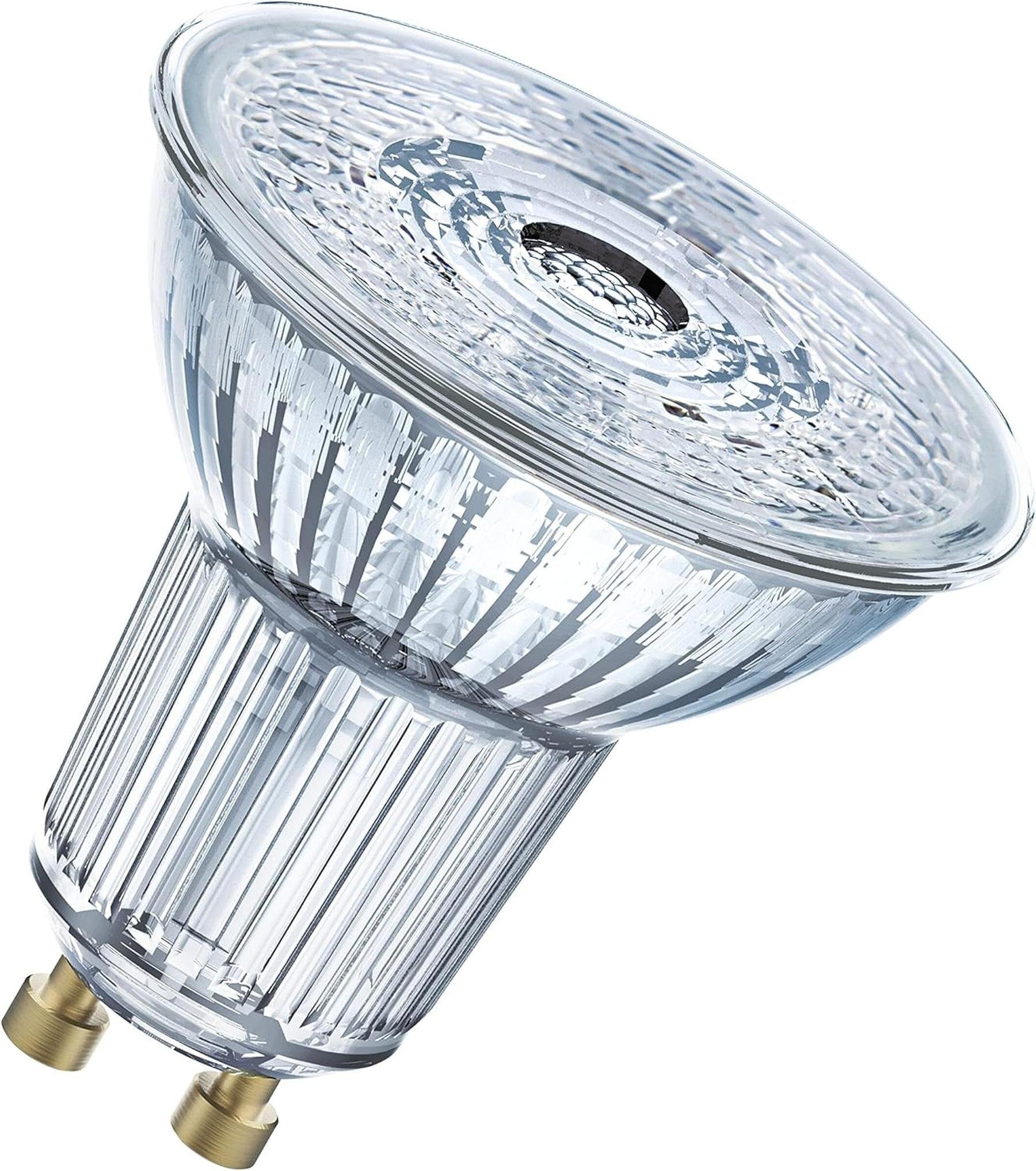 Osram LED-Leuchtmittel OSRAM-Dimmbare-PAR16-LED-Reflektorlampe-mit-GU10, GU10, Warmweiss, 50W 2700K Doppel-Pack Lampe Leuchtmittel