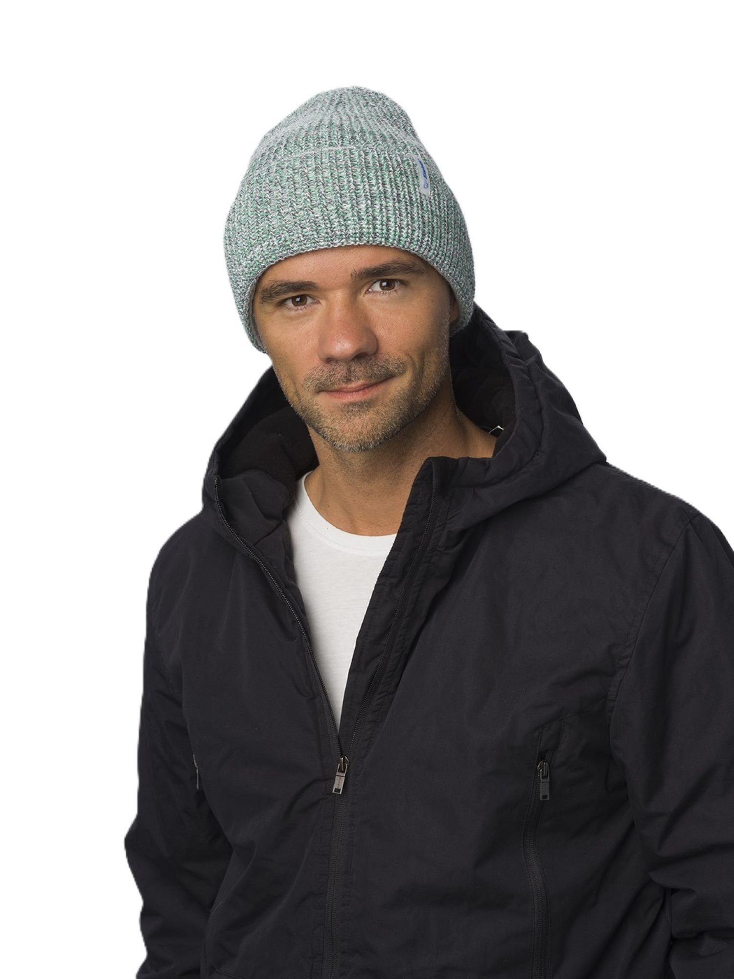 Eisbär Beanie Wintermütze (Beanie, Merinomix) Swell mintgrün meliert - 1 Stück