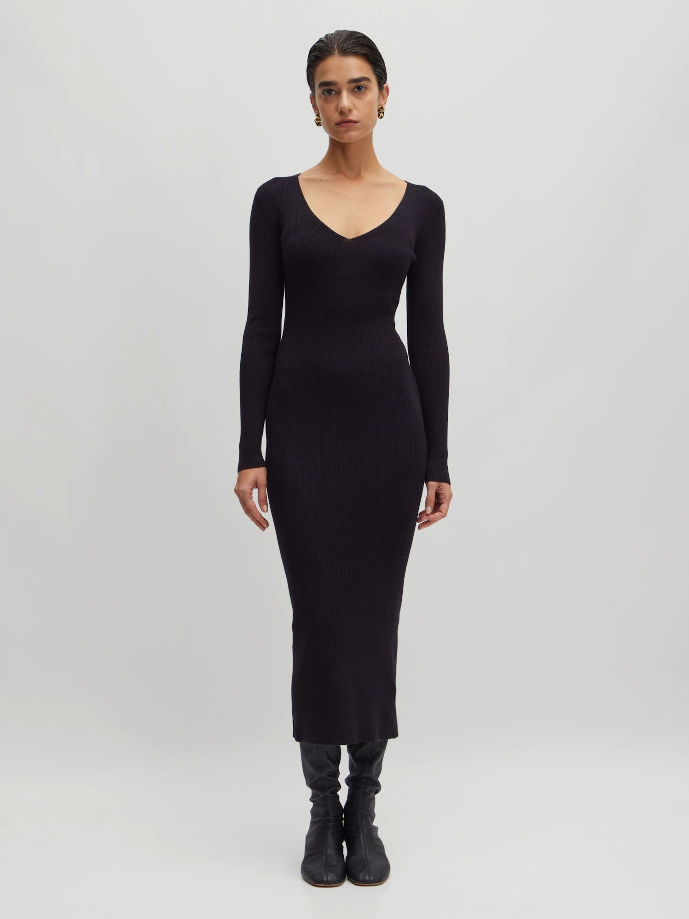 EDITED Maxikleid Jolie (1-tlg) Plain/ohne Details günstig online kaufen