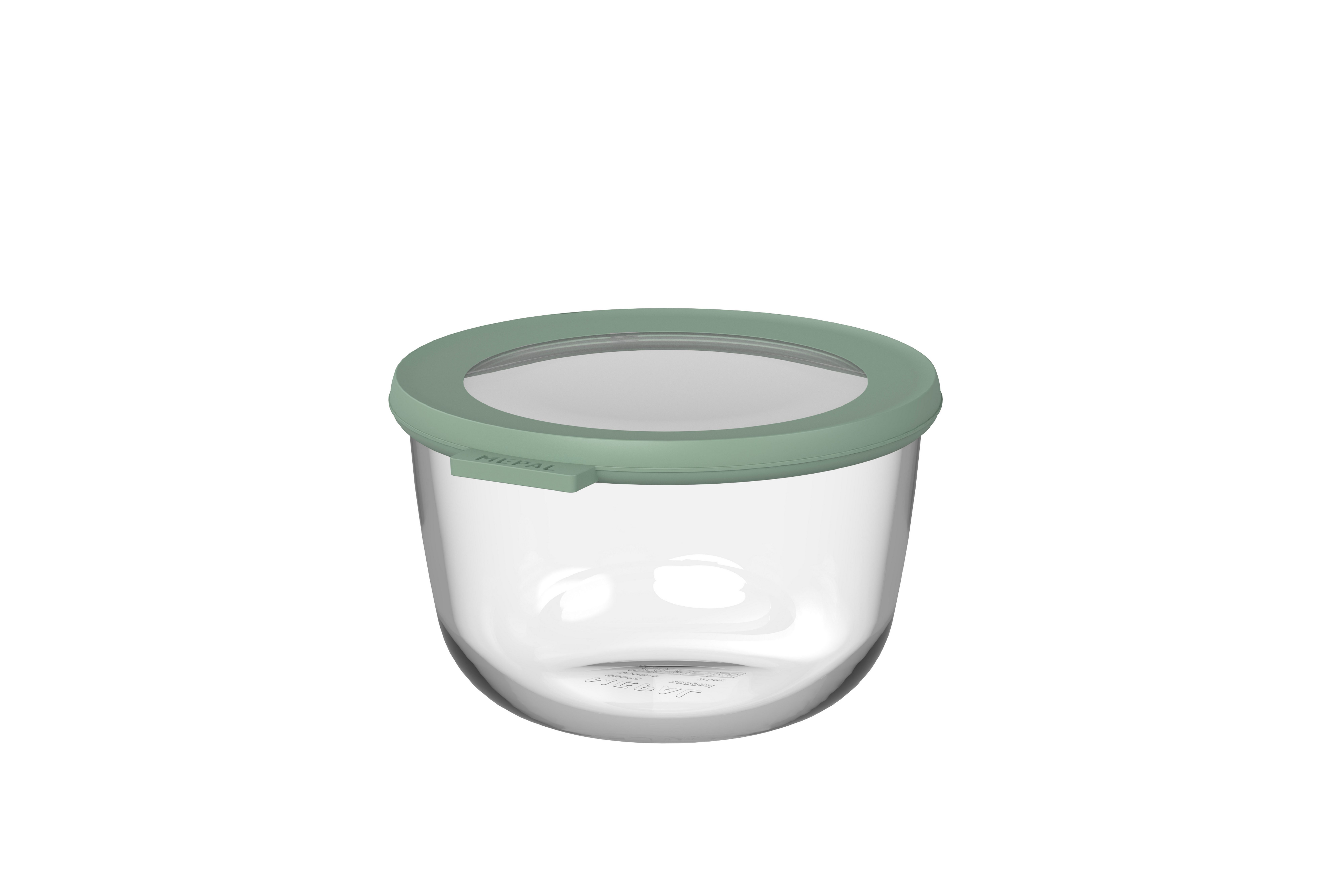 Mepal Aufbewahrungsbox Mepal Cirqula 1000 ml Glasbehälter mit deckel - Nordic sage