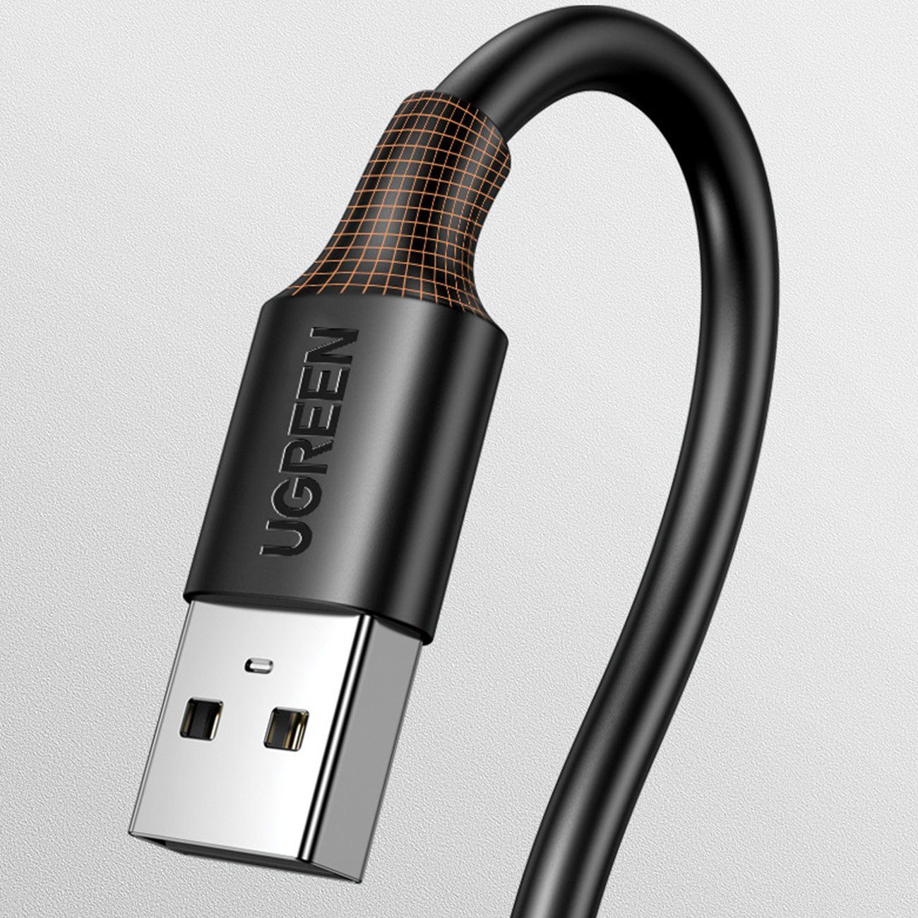 UGREEN Ugreen USB-Kabel - USB 2.0 480Mbps schwarz USB-Kabel, (300 cm)