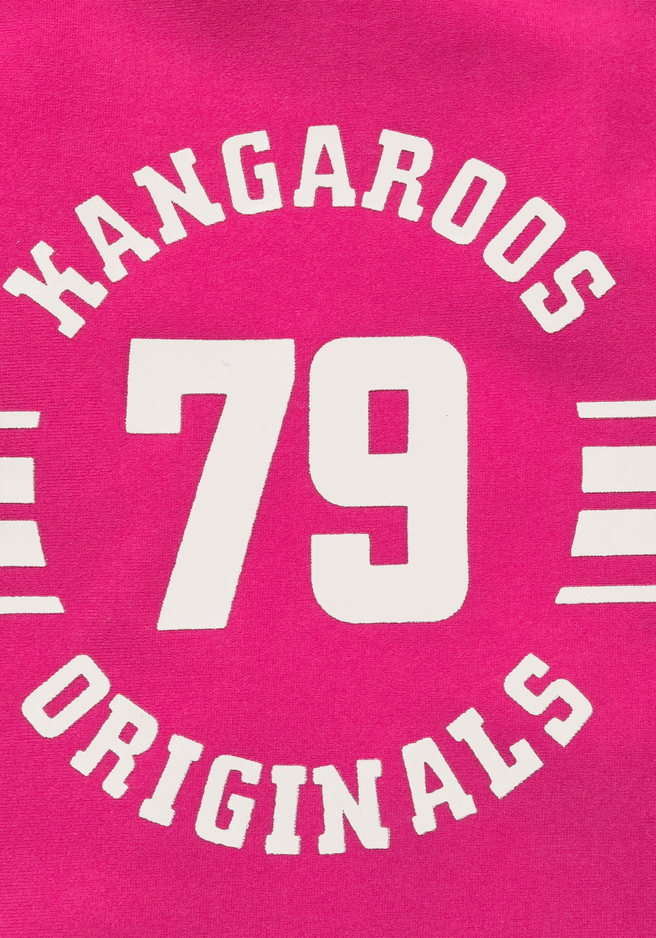 KangaROOS Tankini Sporty mit sportlichem pink Frontdruck