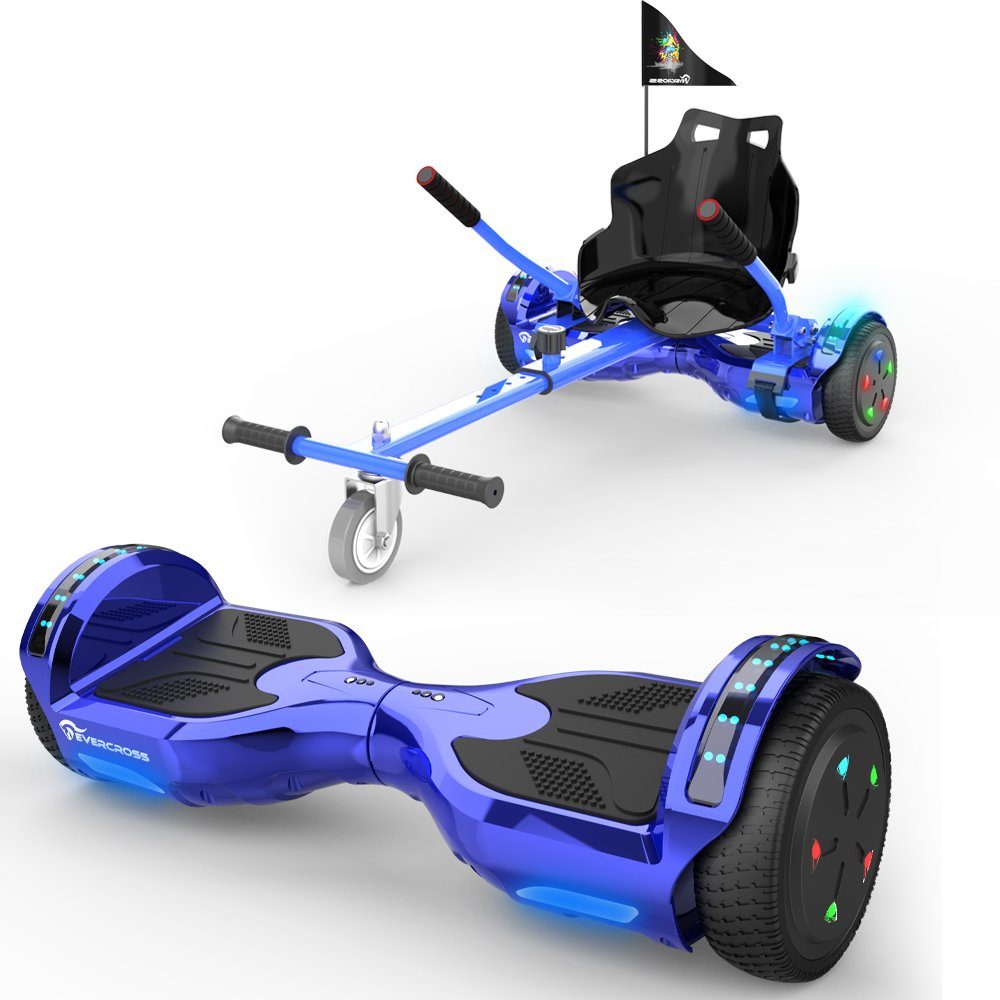Evercross Balance Scooter Kart XP10S, 6,5“ Hoverboard mit sitz Hoverkart LED