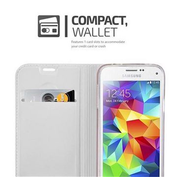 Cadorabo Handyhülle Samsung Galaxy S5 MINI / S5 MINI DUOS Samsung Galaxy S5 MINI / S5 MINI DUOS, Klappbare Handy Schutzhülle - Hülle - mit Standfunktion und Kartenfach