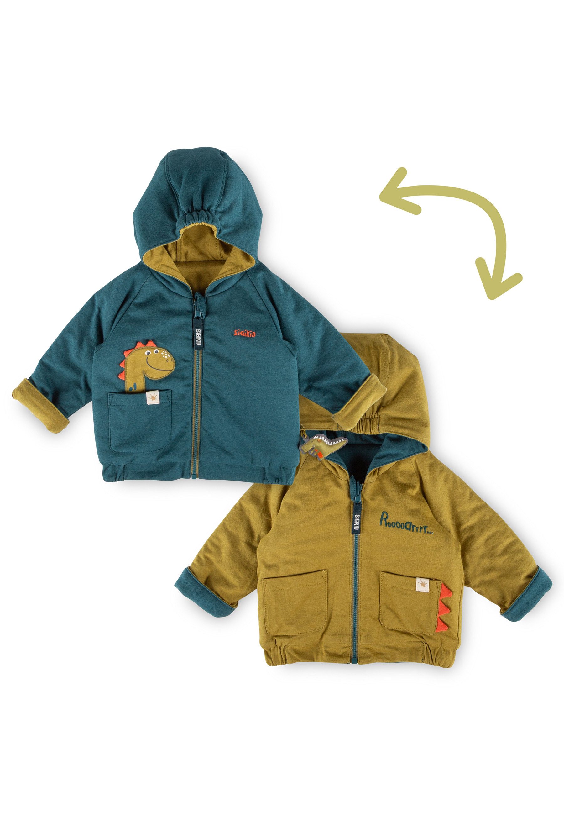 Sigikid Wendejacke Dino Fun für Babys Jungen (1-St)