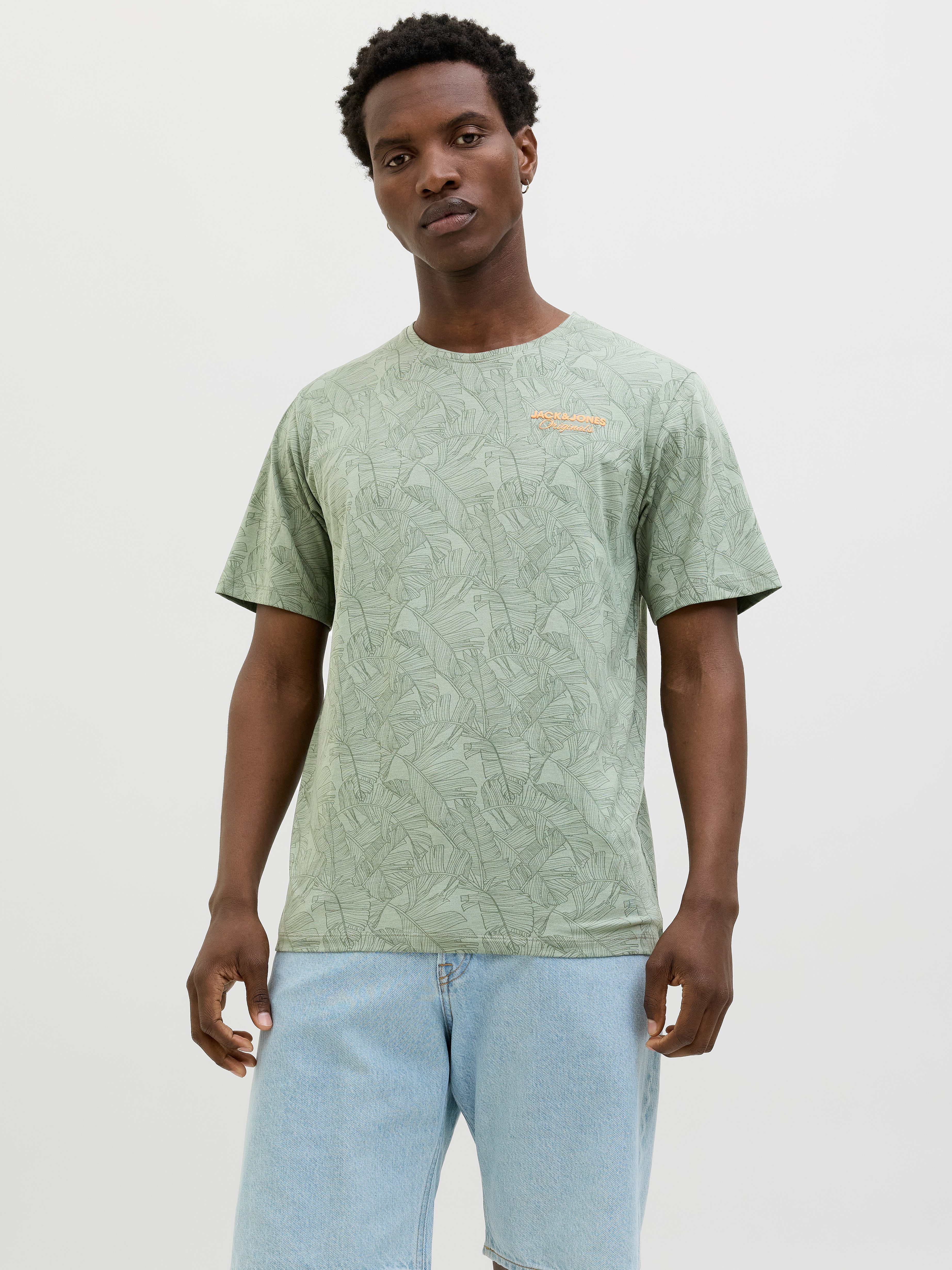 Jack & Jones Rundhalsshirt JORFRIDAY TEE SS CREW NECK WEH