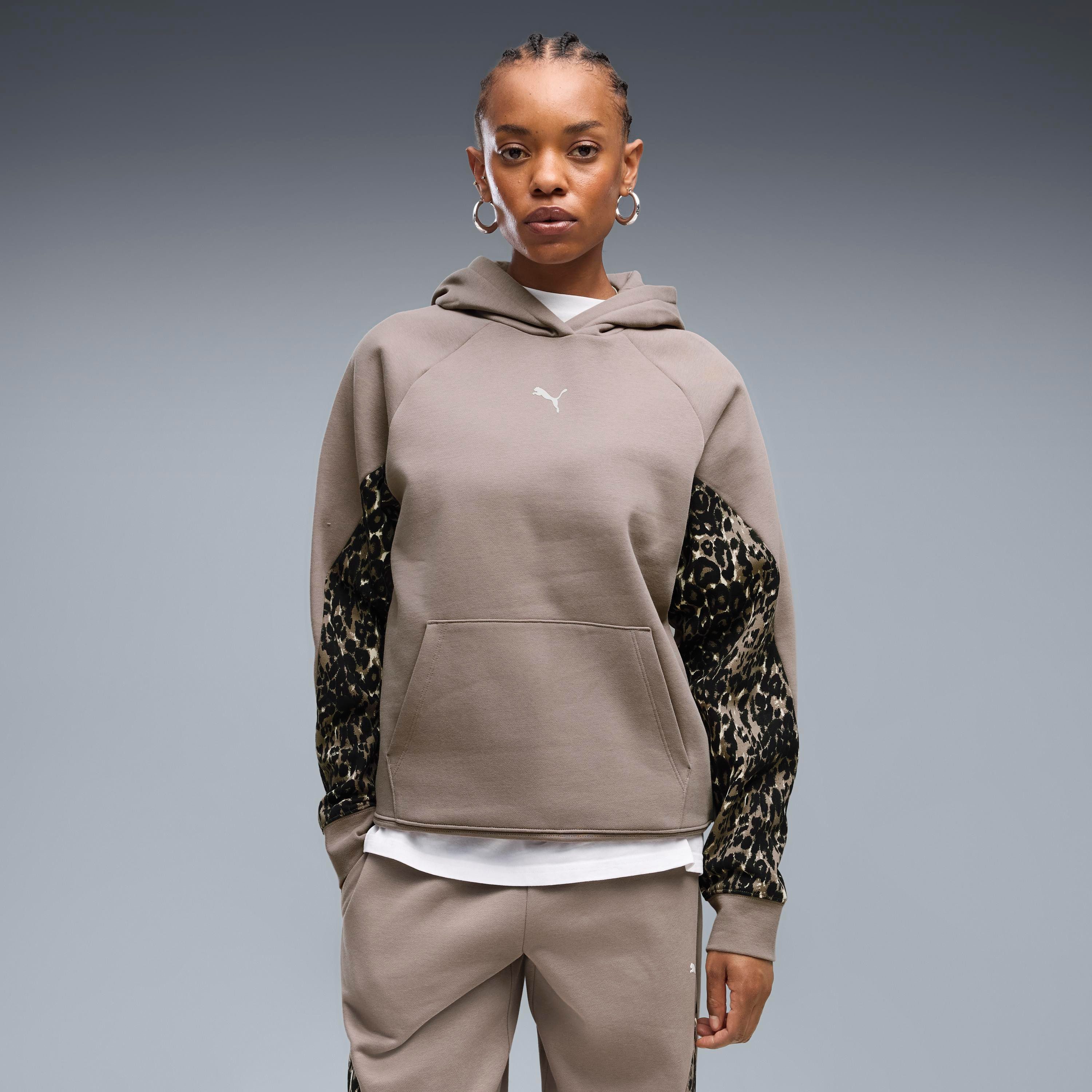 PUMA Kapuzensweatshirt SPORT ANIMAL STANDARD HOODIE FL mit Kapuze, unifarben