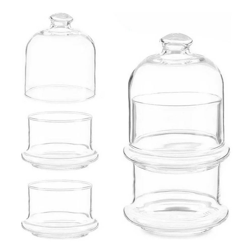 Pasabahce Dessertschale Pasabahce Villa Patisserie 9x16,5x9cm Glas 2er Schalen, (2-tlg)