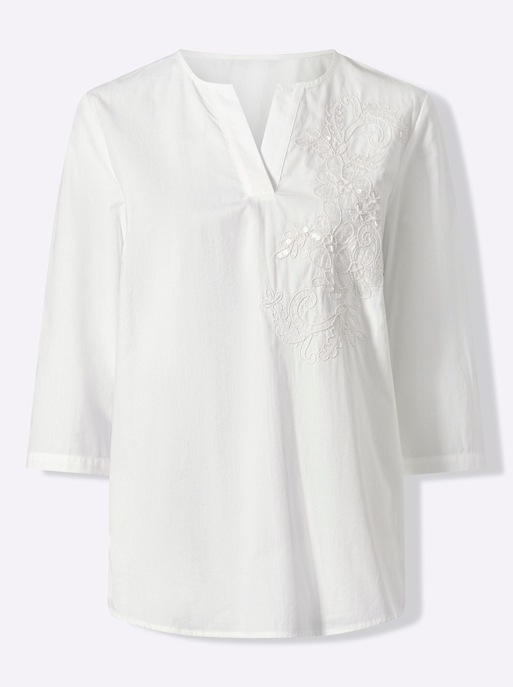 heine Klassische Bluse Bluse 3/4-Arm