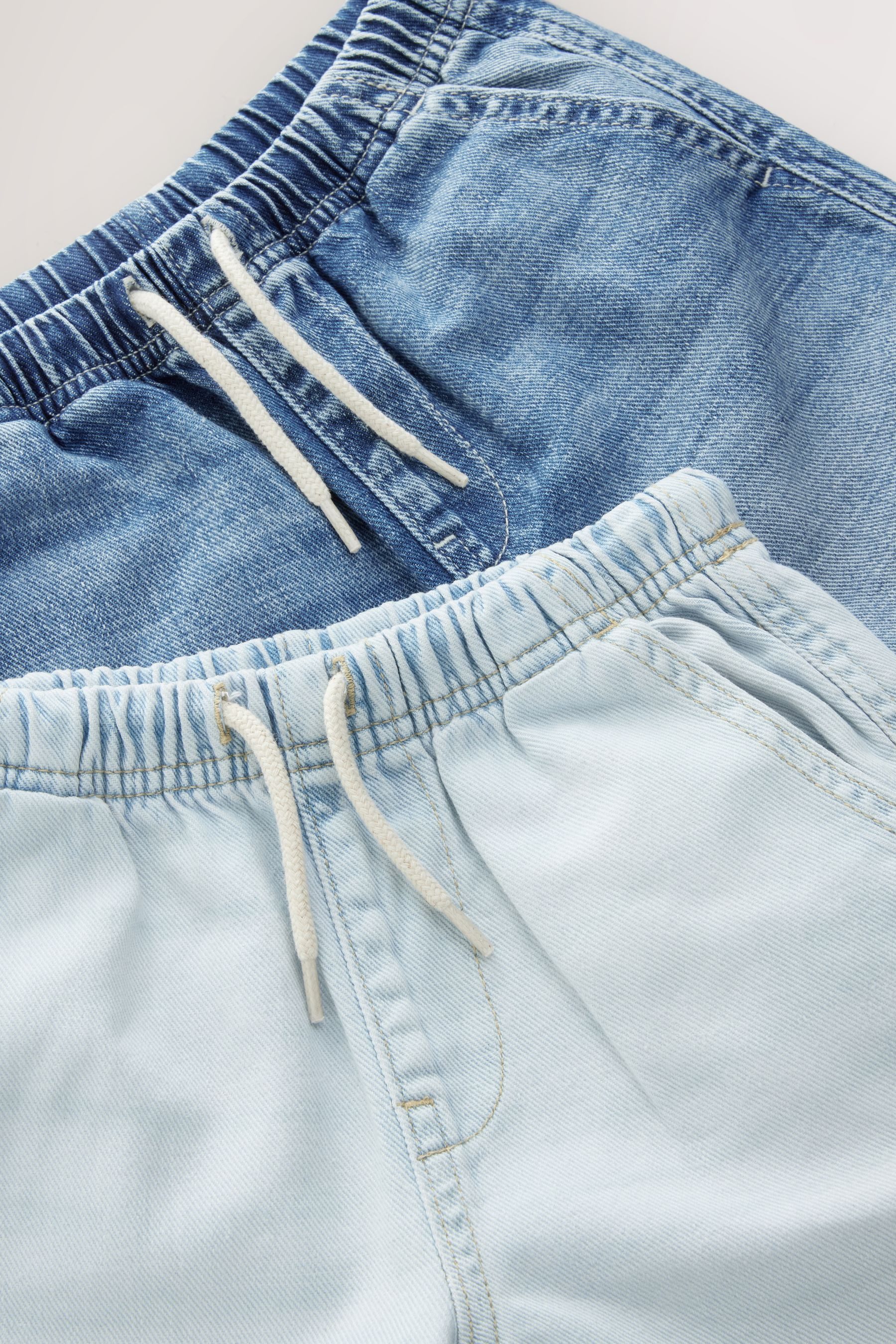Next Shorts Denim-Bermudashorts aus 100 % Baumwolle 2er-Pack (2-tlg)
