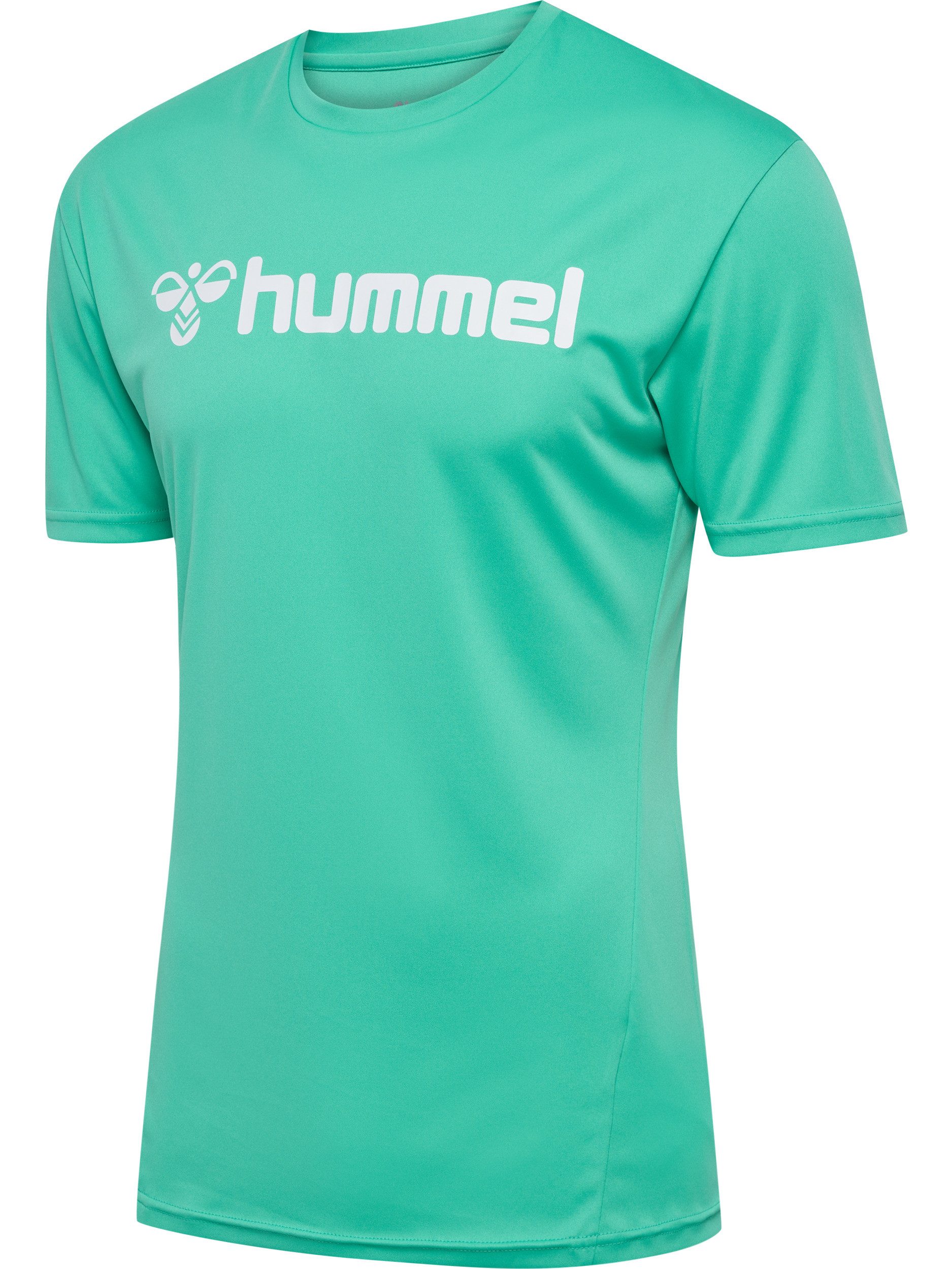 hummel Trainingsshirt hmlLOGO JERSEY S/S mit Rundhalsausschnitt, Kurzarm-Design, schnell trocknend