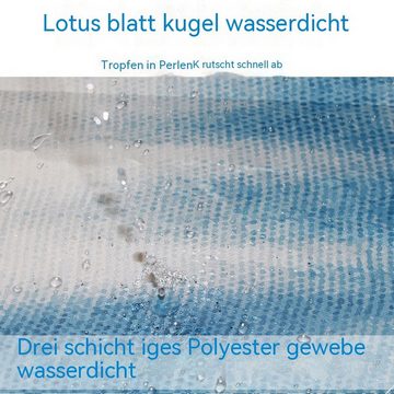 AUKUU Duschvorhang Wasserdichter Wasserdichter Duschvorhang aus, PolyestergewebeBadezimmer Trennvorhang