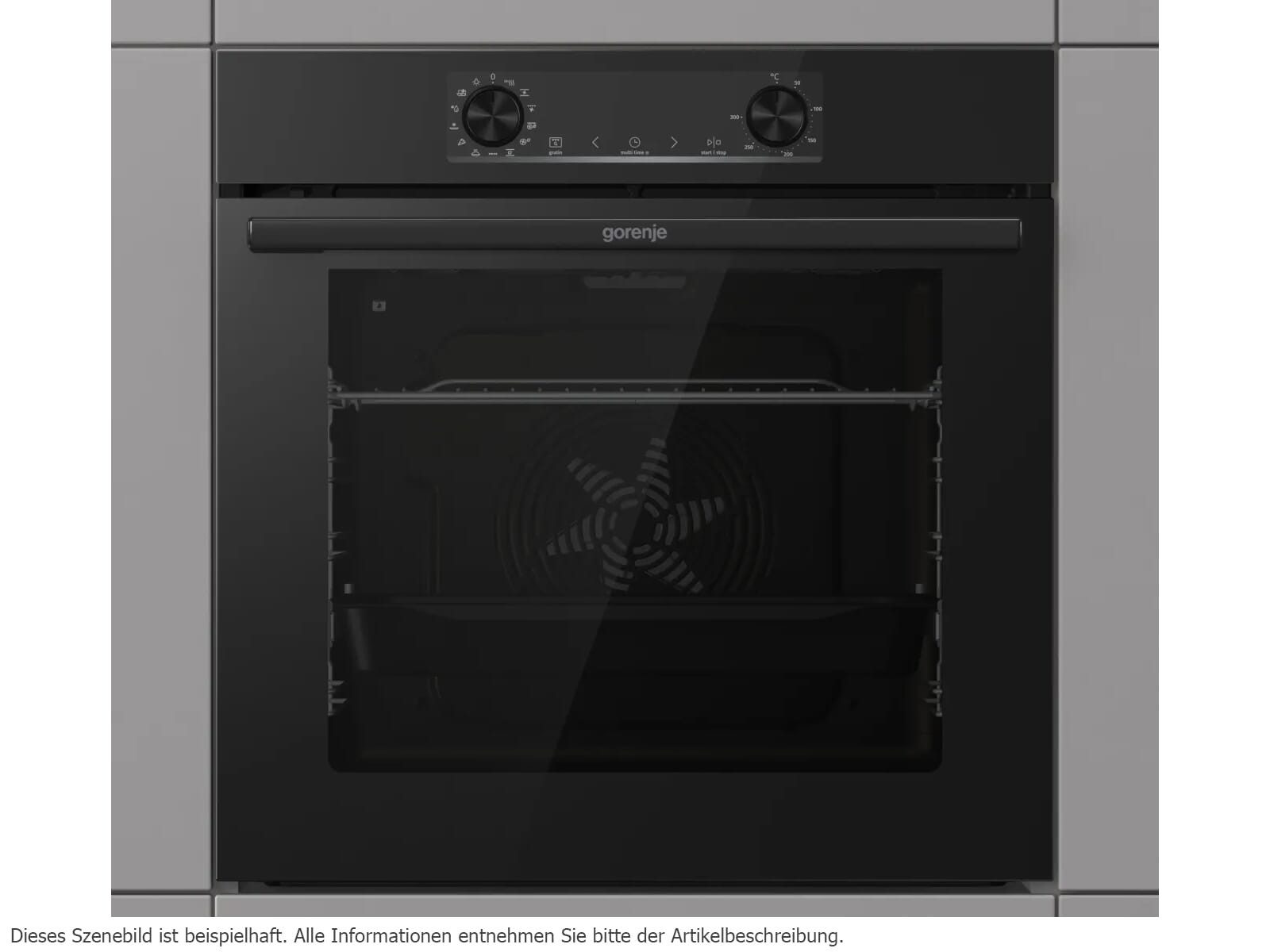 GORENJE Einbaubackofen, mit 1-fach Voll-Teleskopauszug, Pyrolyse-Selbstreinigung