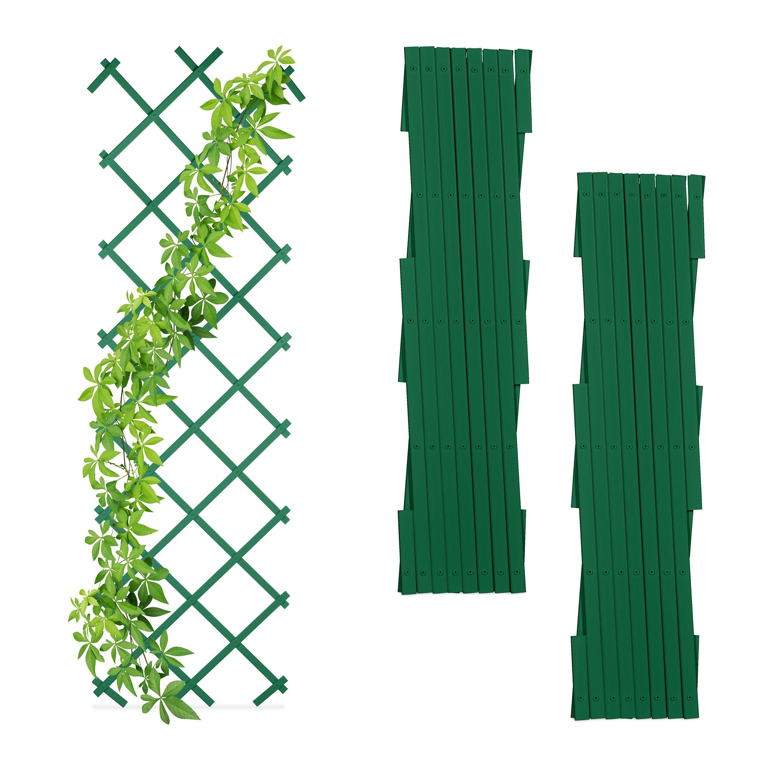 relaxdays Rankgitter Ausziehbares Rankgitter 3er Set günstig online kaufen