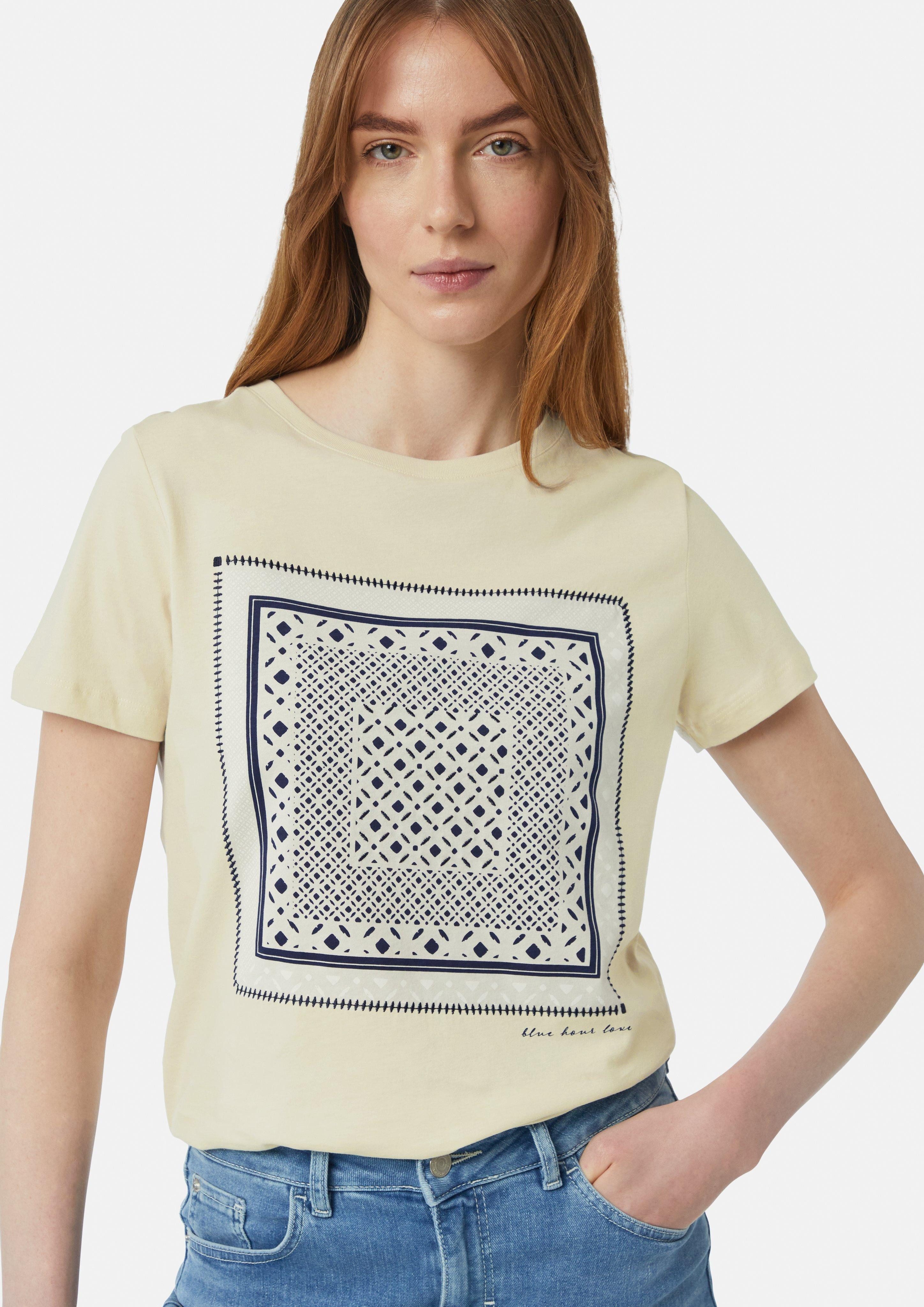 comma casual identity Kurzarmshirt T-Shirt mit günstig online kaufen