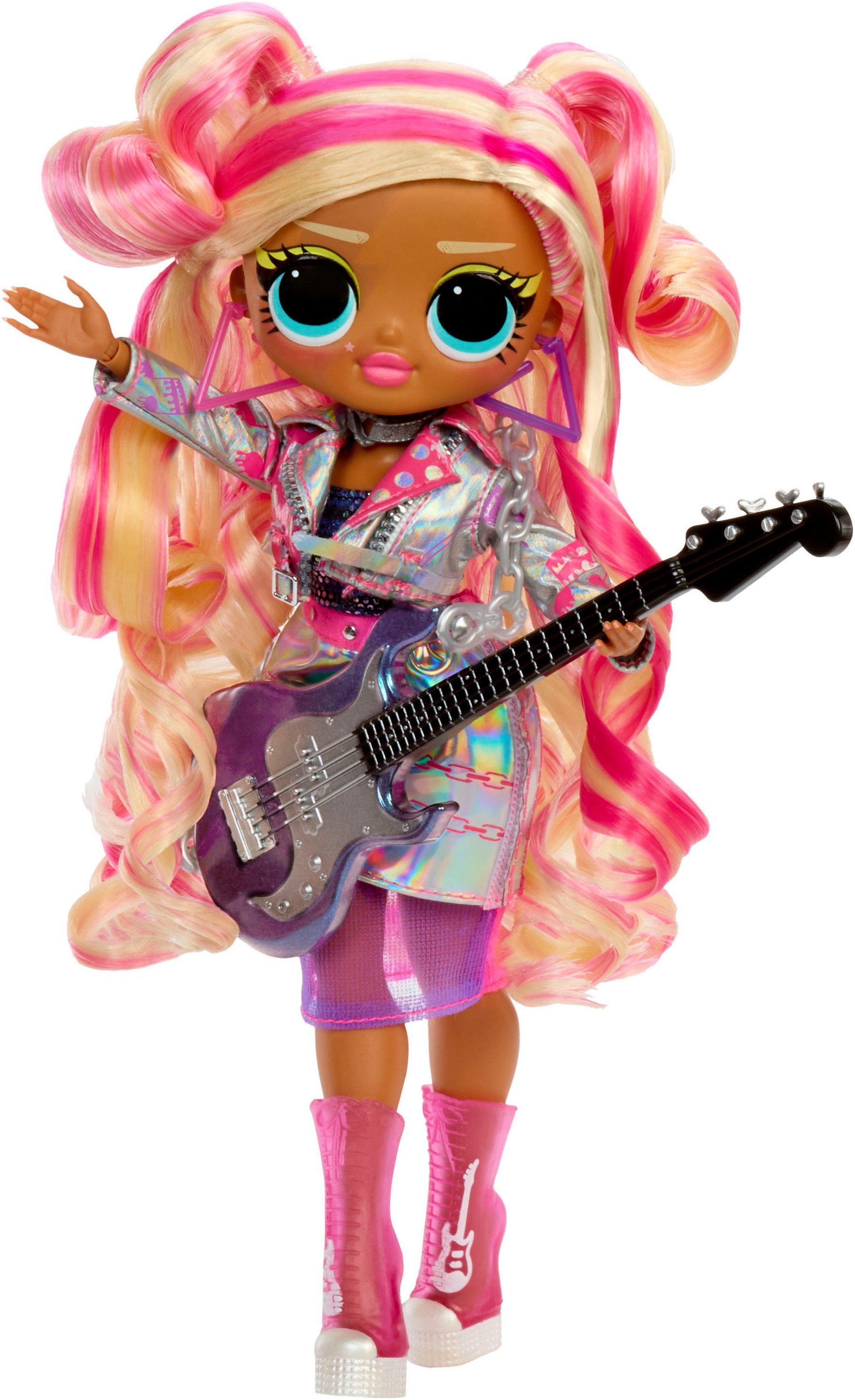 L.O.L. SURPRISE! Anziehpuppe L.O.L. Surprise OMG Eye Spy - Rockstar, mit magischem Farbwechsel