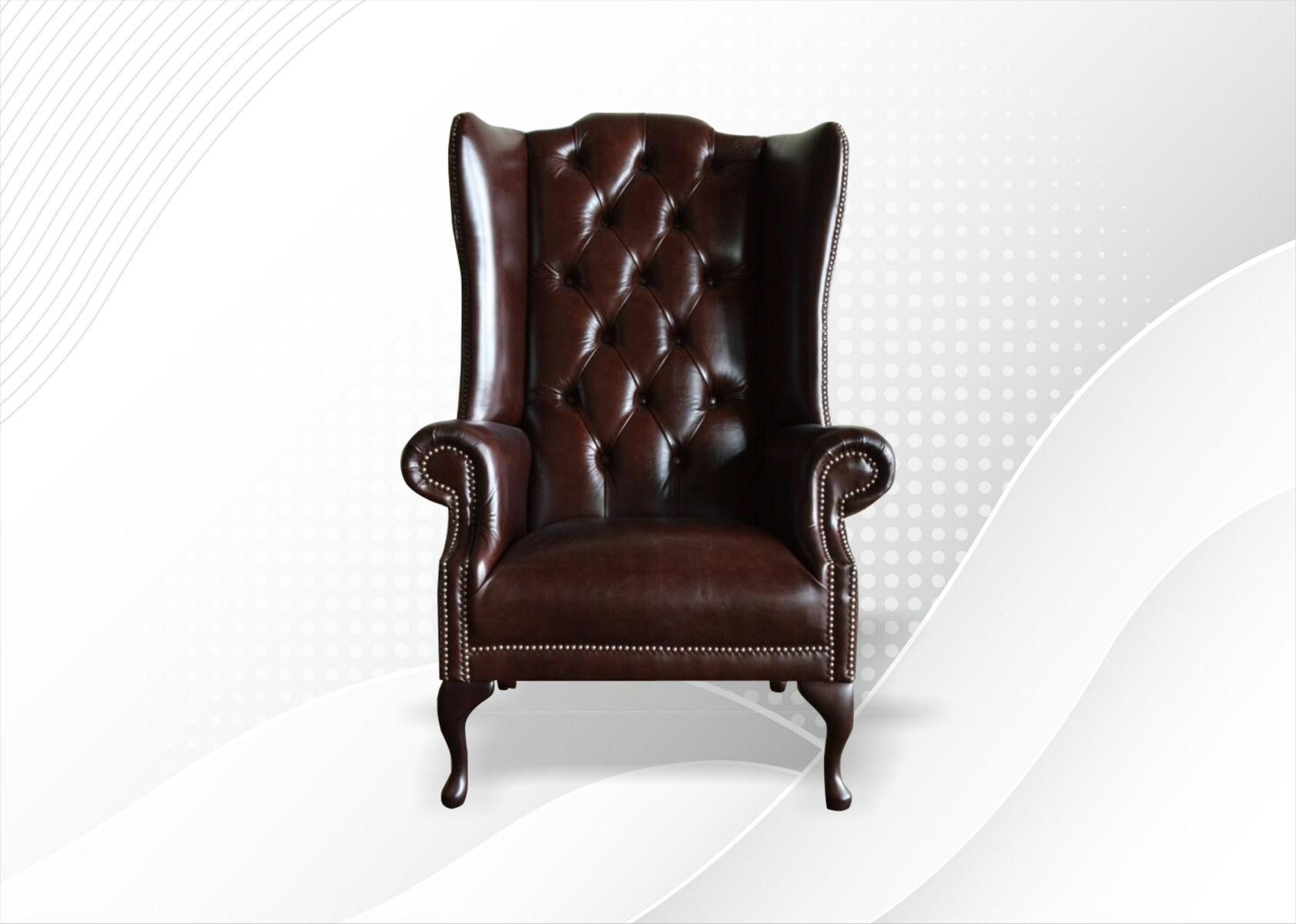 Ohrensessel Klassische Chesterfield Antikstil Sessel und Polstersofas