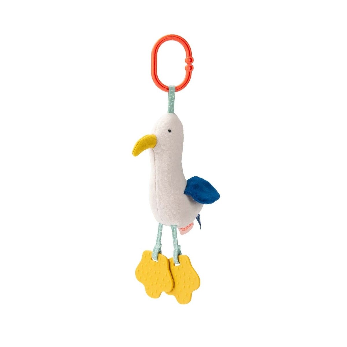 Moulin Roty Lernspielzeug Puce&Pilou Aktivitäten Möwe zum Aufhängen Hängespielzeug für Babys, Activity-Spielzeug