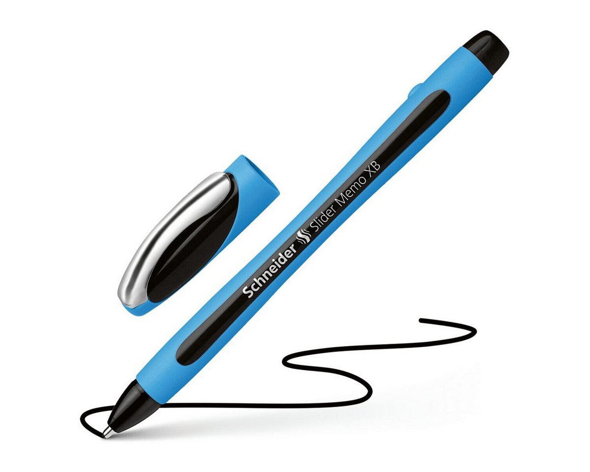 Schneider Kugelschreiber Slider Memo XB 1502, (1-tlg), mit Kappe, Strichbreite: 0,7 mm (XB)