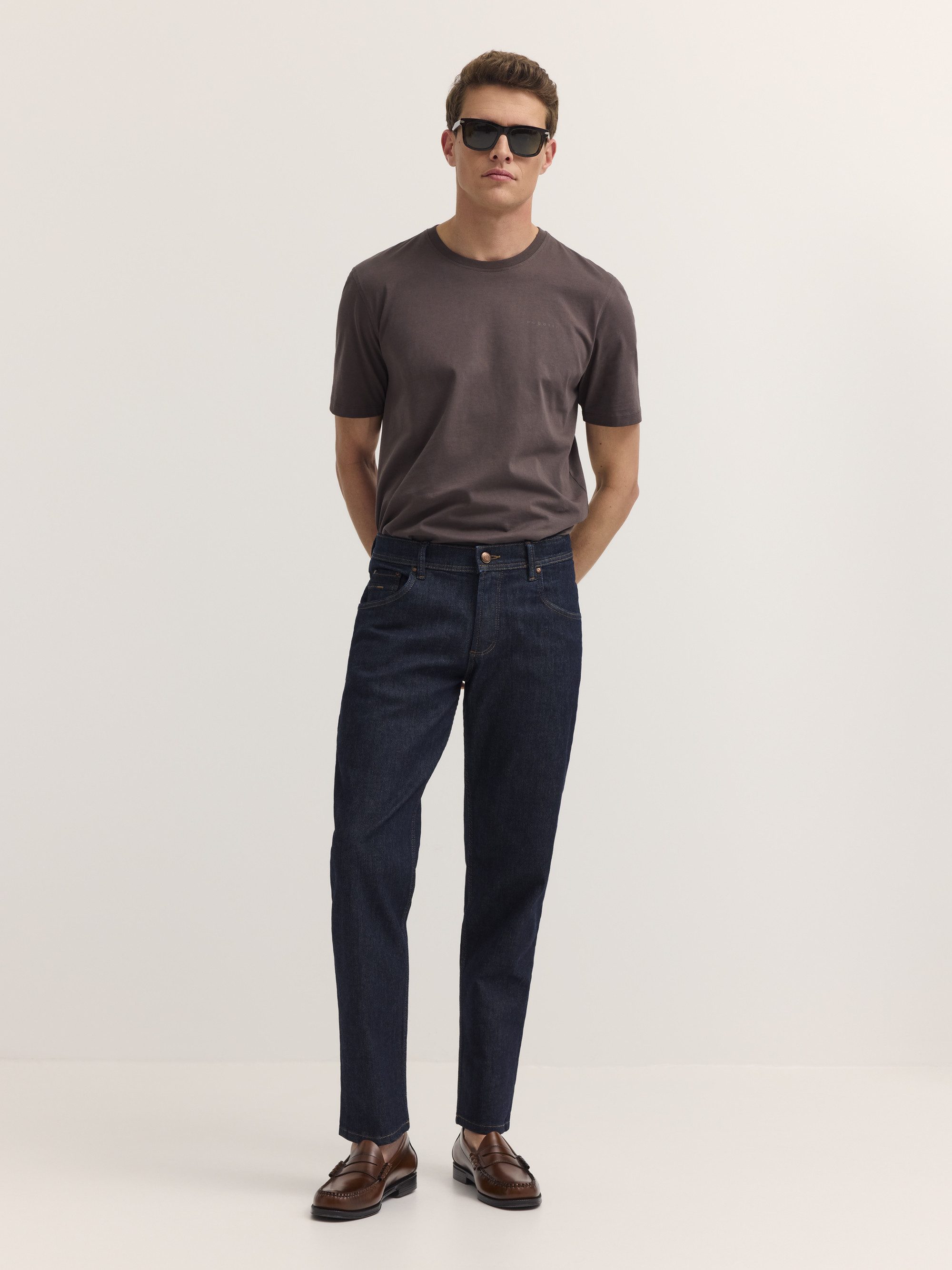 bugatti 5-Pocket-Jeans Heritage Denim Handcrafted mit Stretch