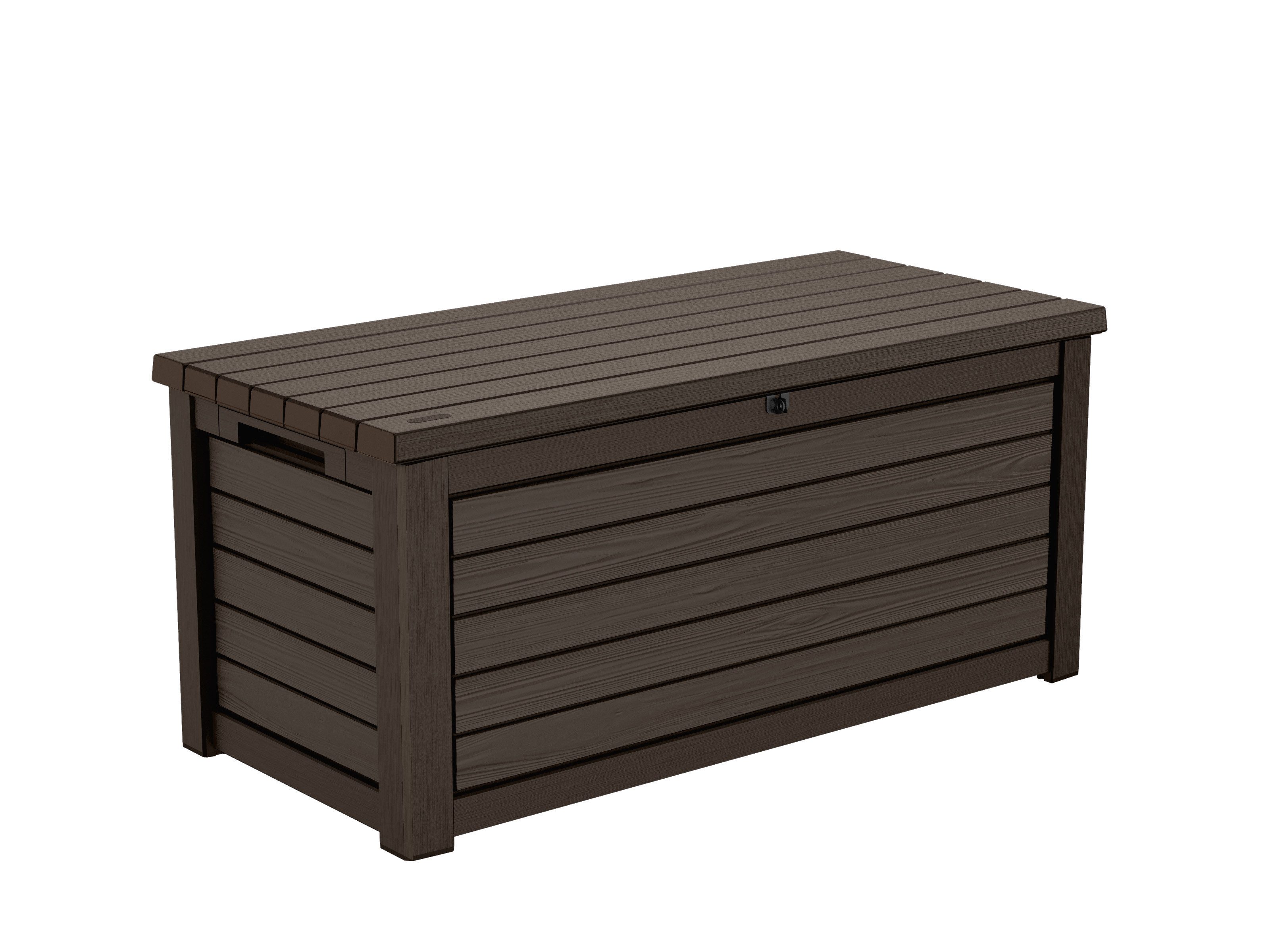 Keter Gartenbox "NORTHWOOD" 623L 157x72x69cm Deckel bis 270kg belastbar, ab günstig online kaufen