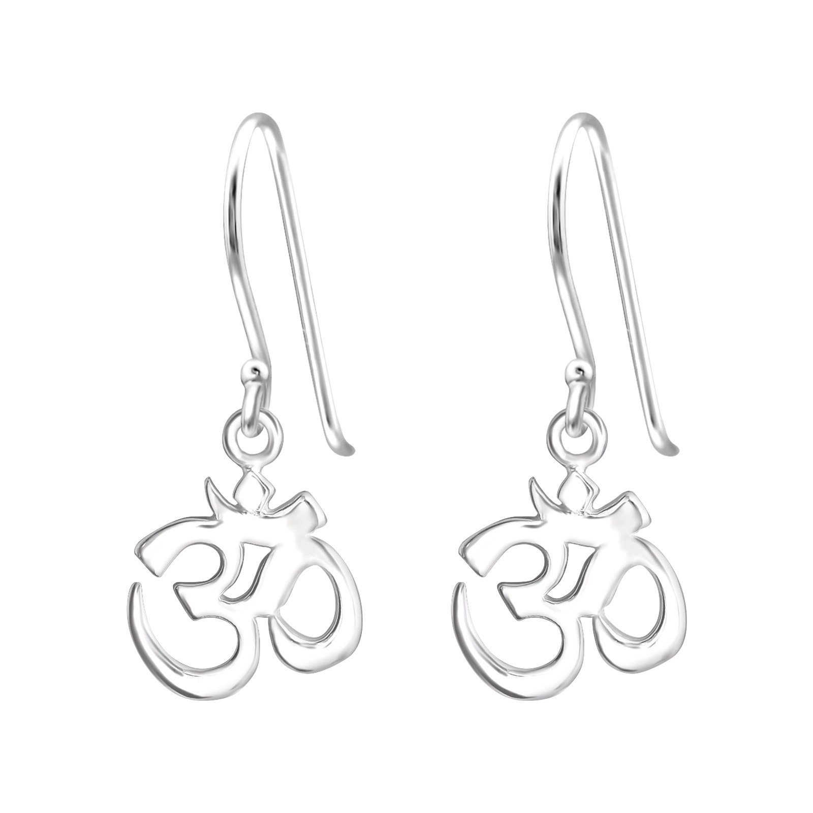 ALEXANDER YORK Paar Ohrhänger Om YOGA SYMBOL, 2-tlg., 925 Sterling Silber
