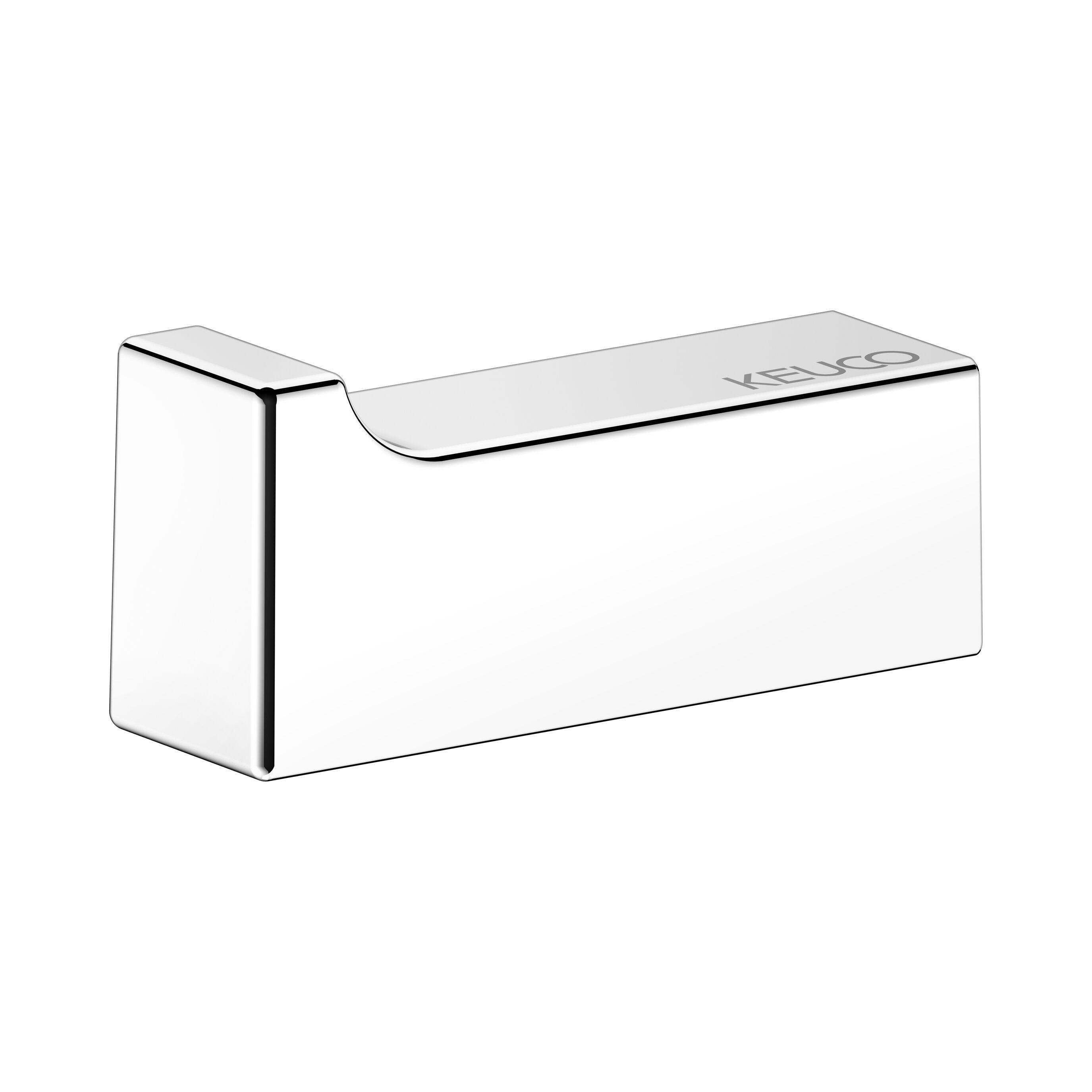 Keuco Handtuchhaken Edition 11, aus Metall, verchromt, für Handtücher und Bademäntel, Wandmontage