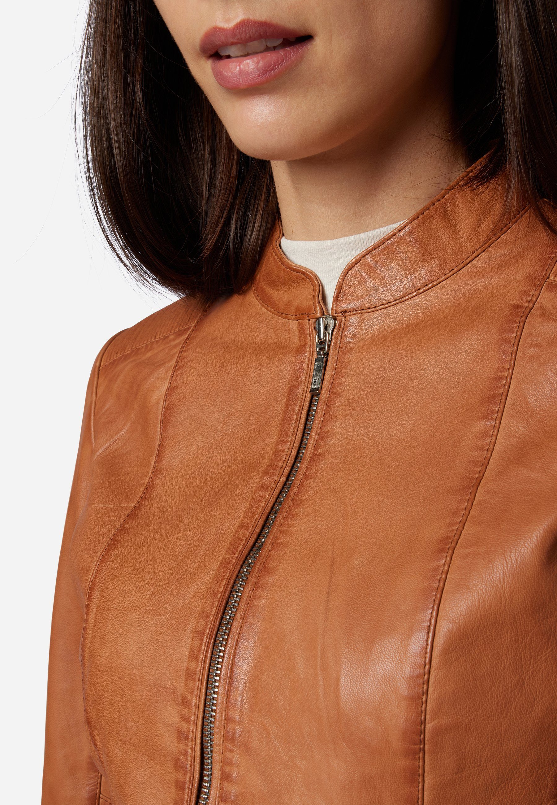 RICANO Lederjacke Abigale Lederjacke aus butterweichem Lamm leder – Bild 5 von 5