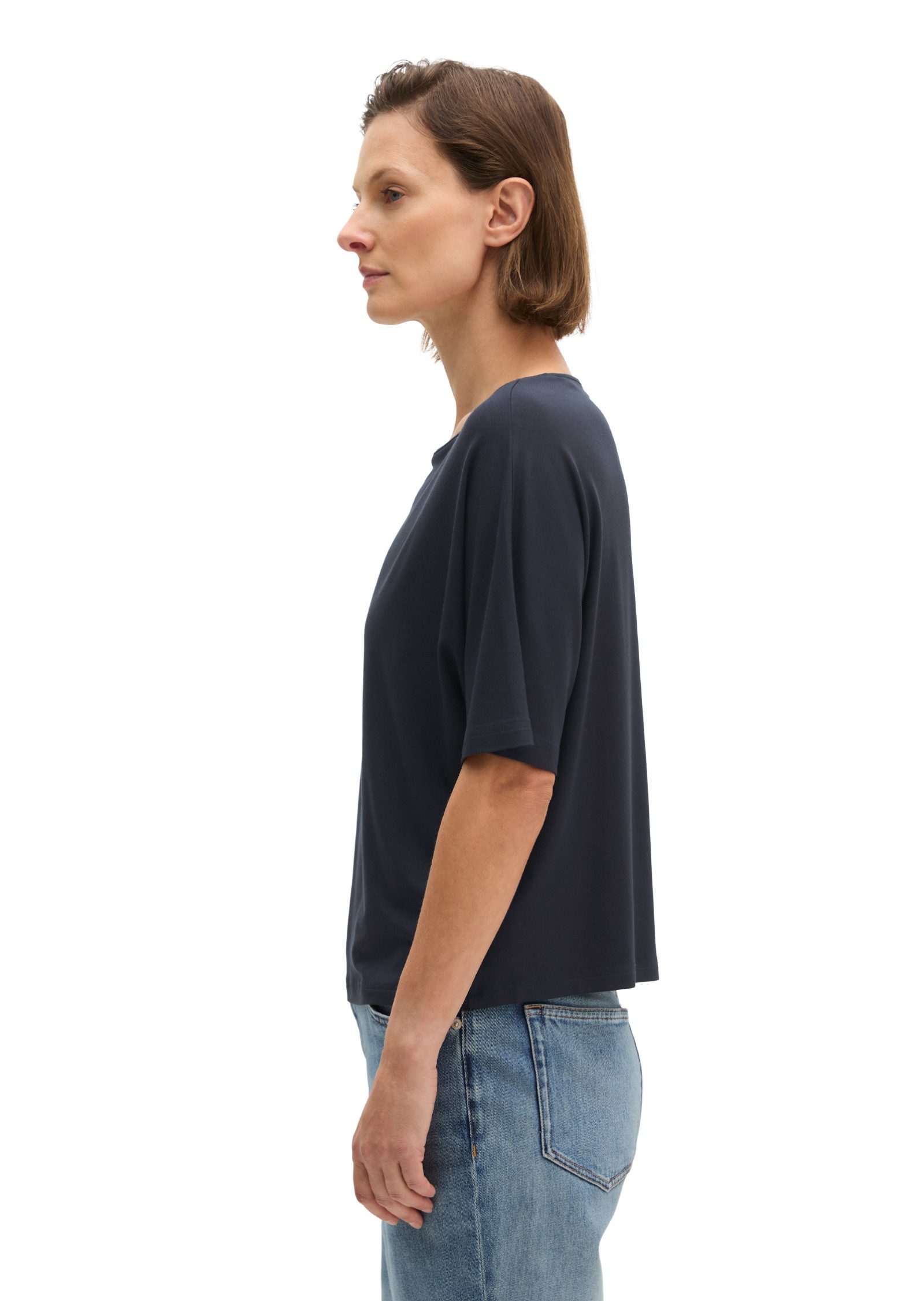 Marc O'Polo T-Shirt aus Viskose-Stretch-Jersey