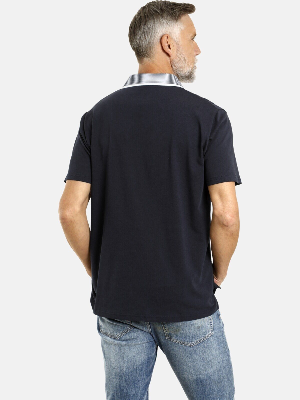 Jan Vanderstorm Poloshirt DANHY mit Kontrast-Kragen günstig online kaufen