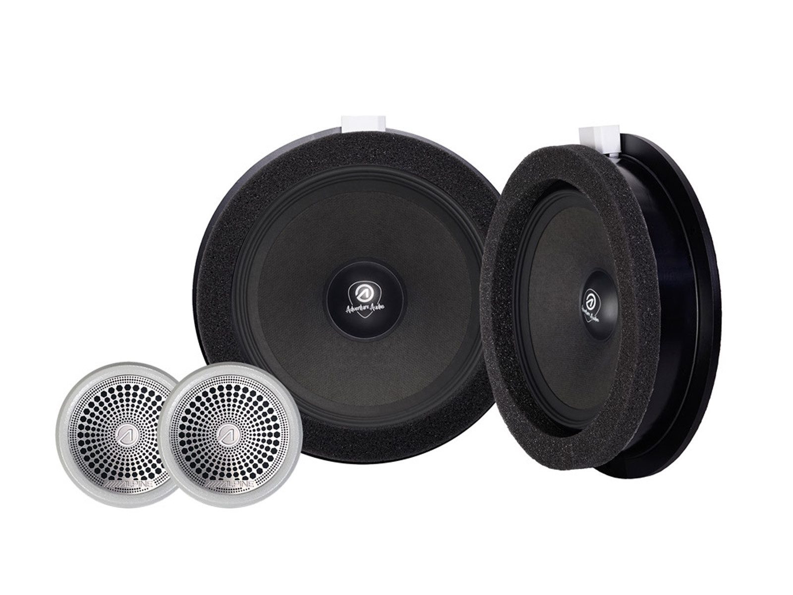 ALPINE SPC-106TRA7-2 16,5 cm 2-Wege-Kompo-Lautsprecher für Ford Transit 7 Auto-Lautsprecher (100 W)