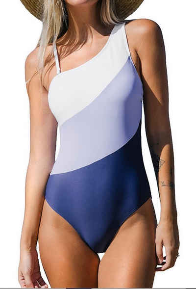 SWINTAGER Schwimmanzug »Harmonische Kombination von hellen Farbblöcken«