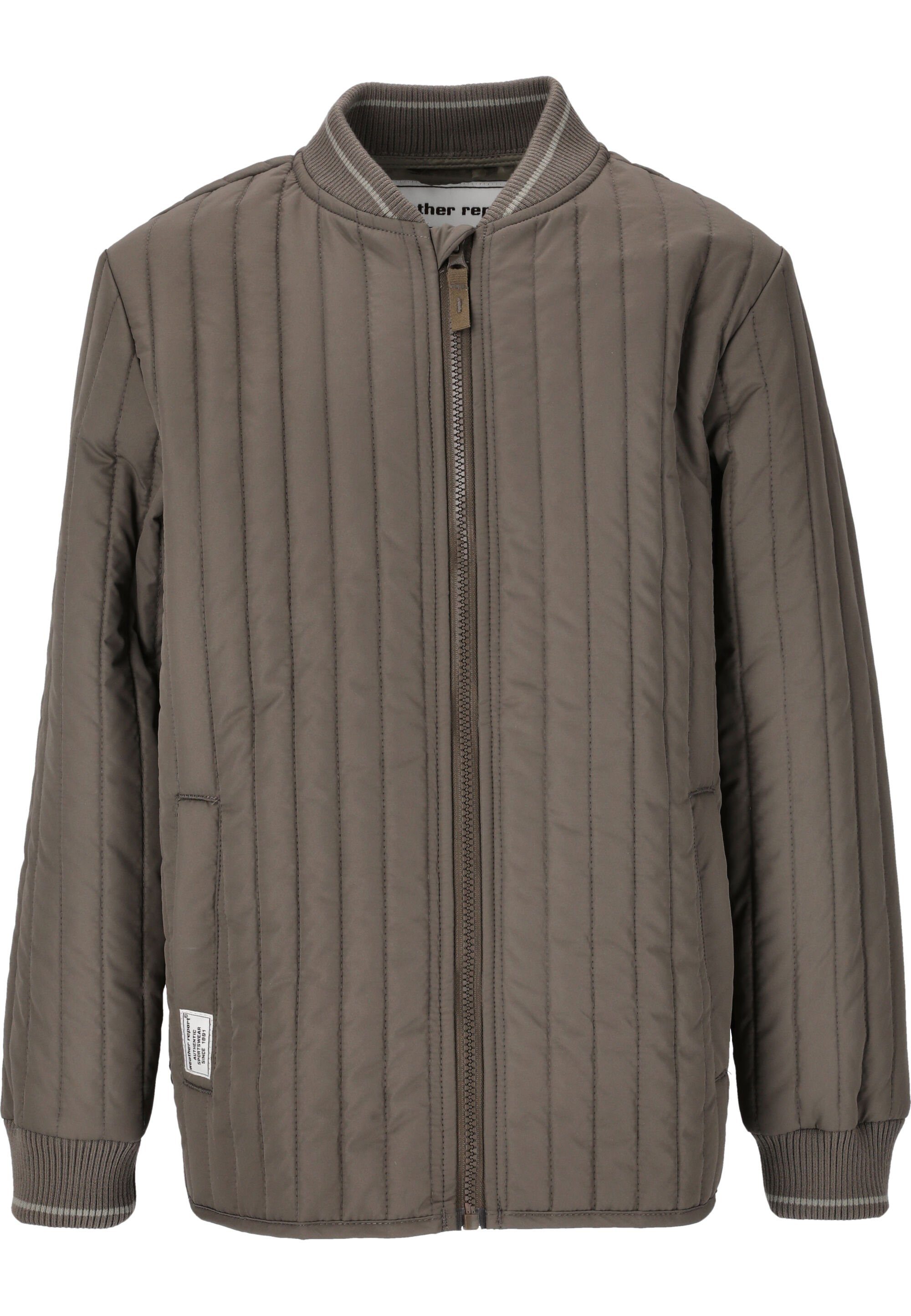 WEATHER REPORT Steppjacke Palle in tollem Design braun