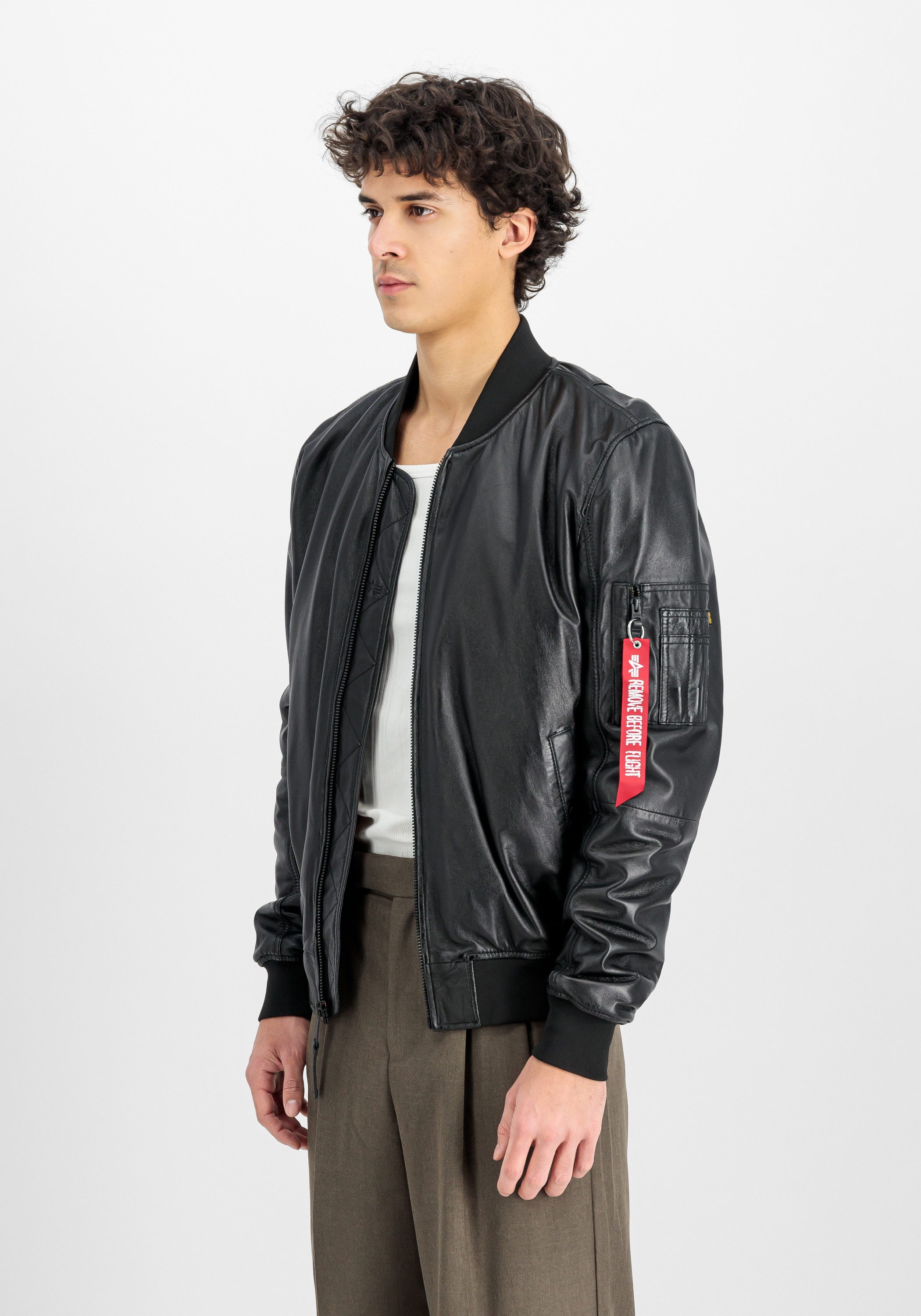 Alpha Industries Lederjacke MA-1 Leather günstig online kaufen