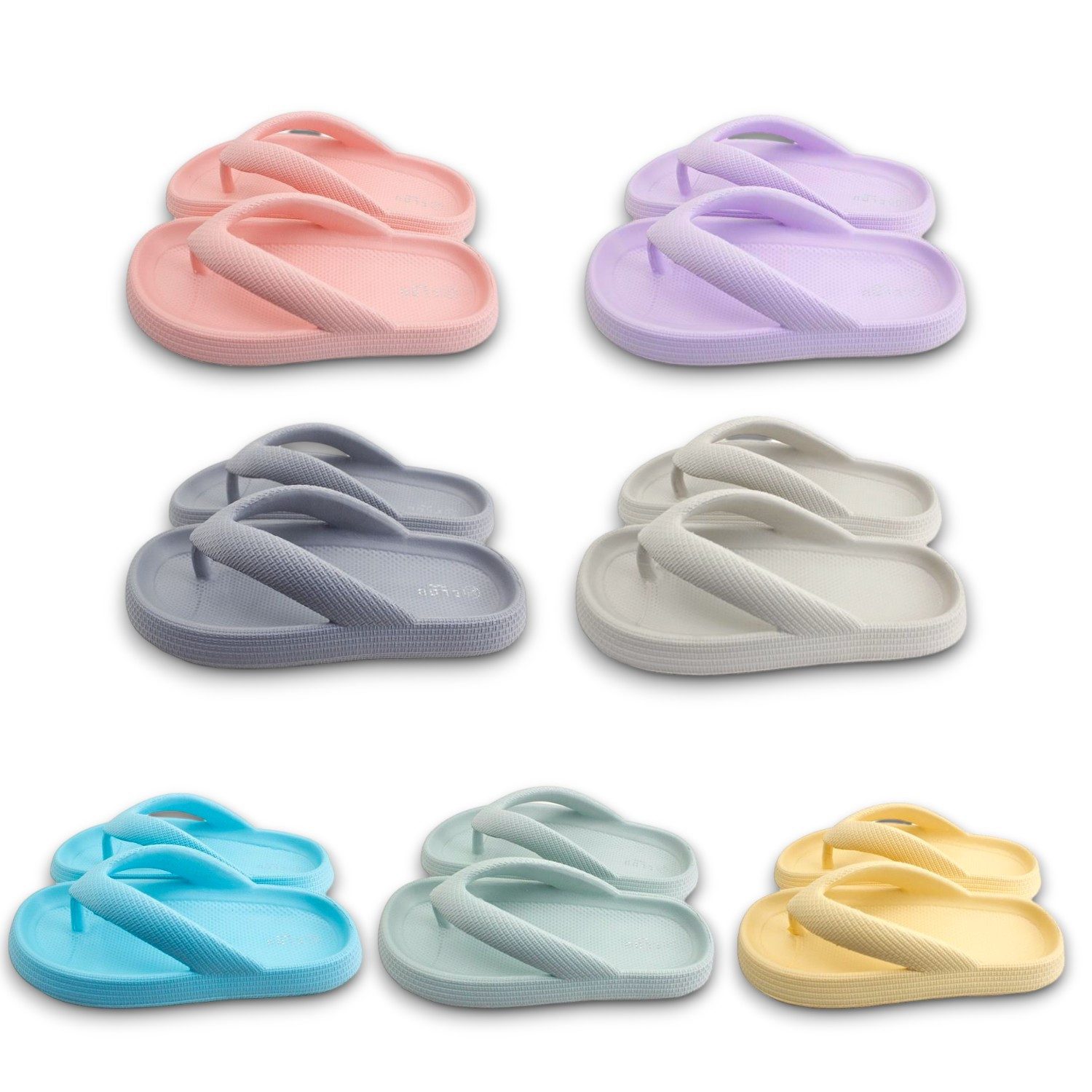 VewoTex Damen Badeschuhe » Basic Sandalen » leichte Badelatschen Badeschuh (1 Paar, 1-tlg., Kein Set) Badesandalen » Sommer Garten Schuhe