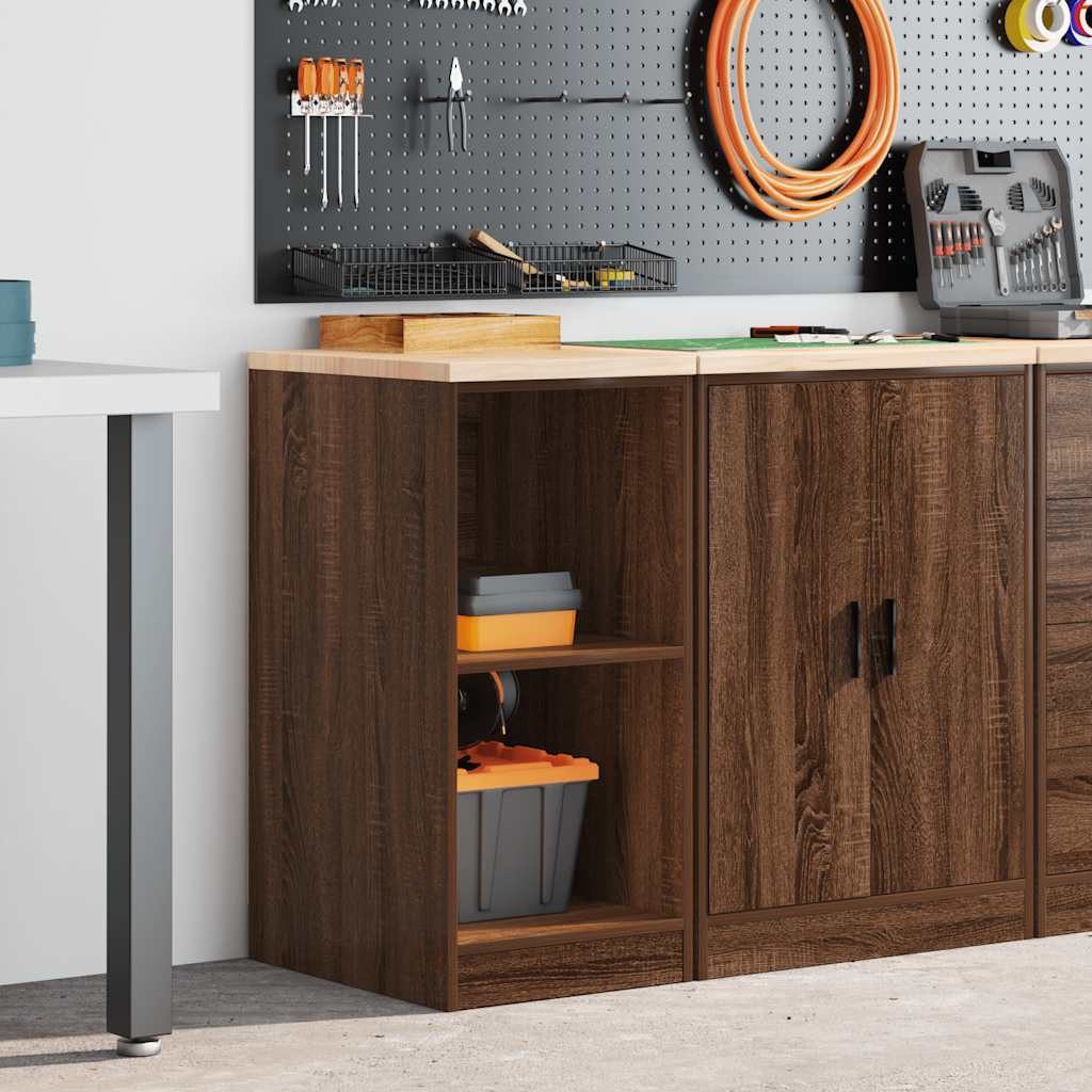 vidaXL Schrankmodule Garagen-Aufbewahrungsschrank 40x51x85 cm Massivholz günstig online kaufen