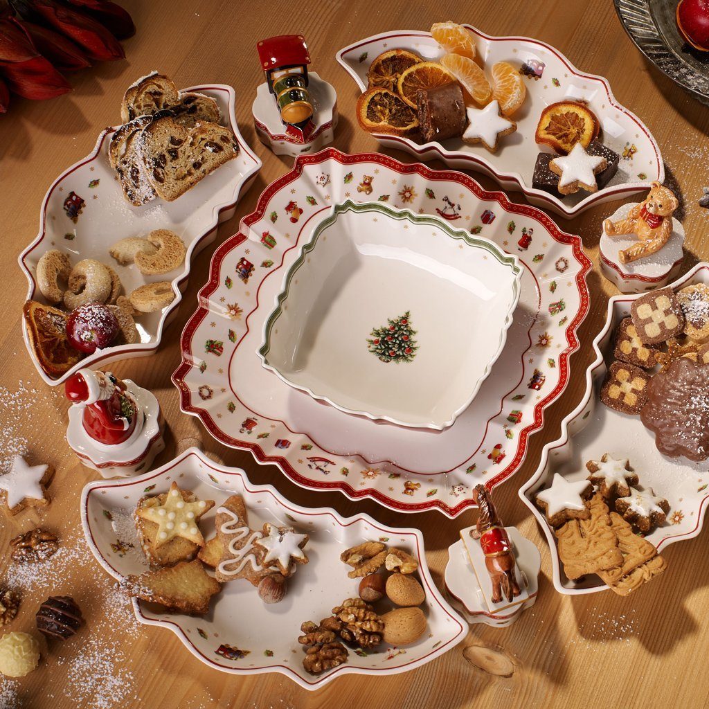 Villeroy & Boch Servierplatte Toy's Delight Servierteller, Porzellan, (1-tlg), Premium Porcelain, 1 Stck, Handw., mikrow.sicher
