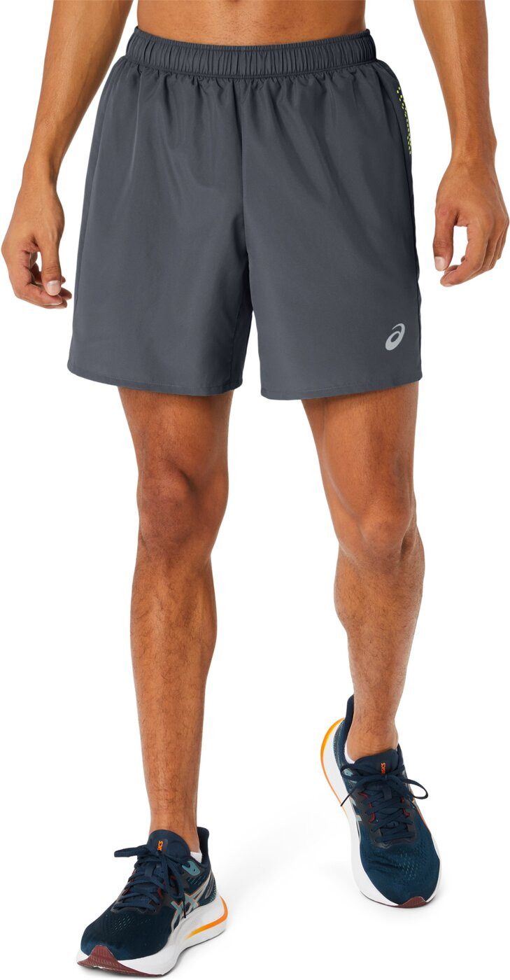 Asics Laufhose ICON SHORT CARRIER GREY/SAFETY günstig online kaufen