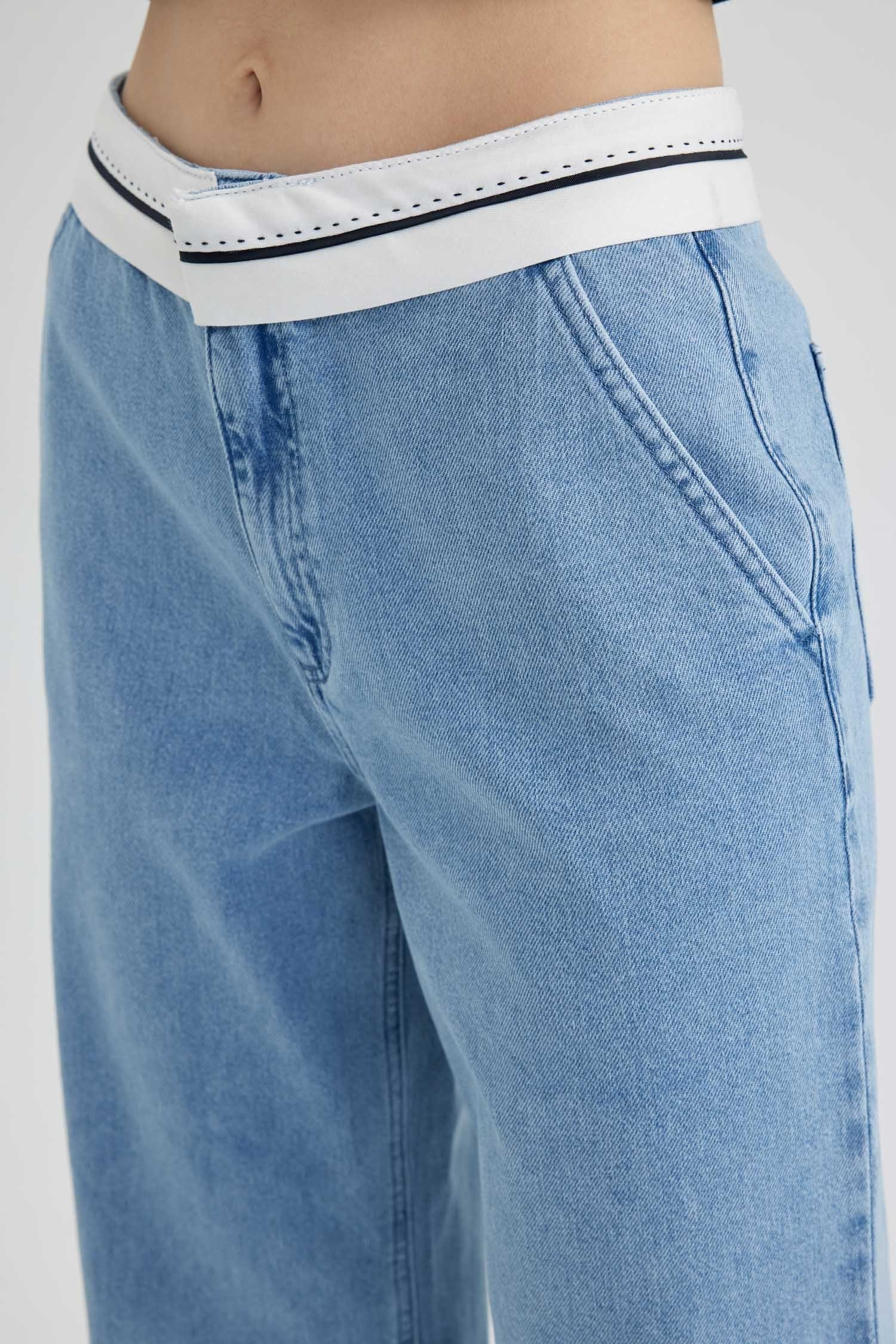 Jeans Jeans WIDE Damen LEG Weite DeFacto Weite