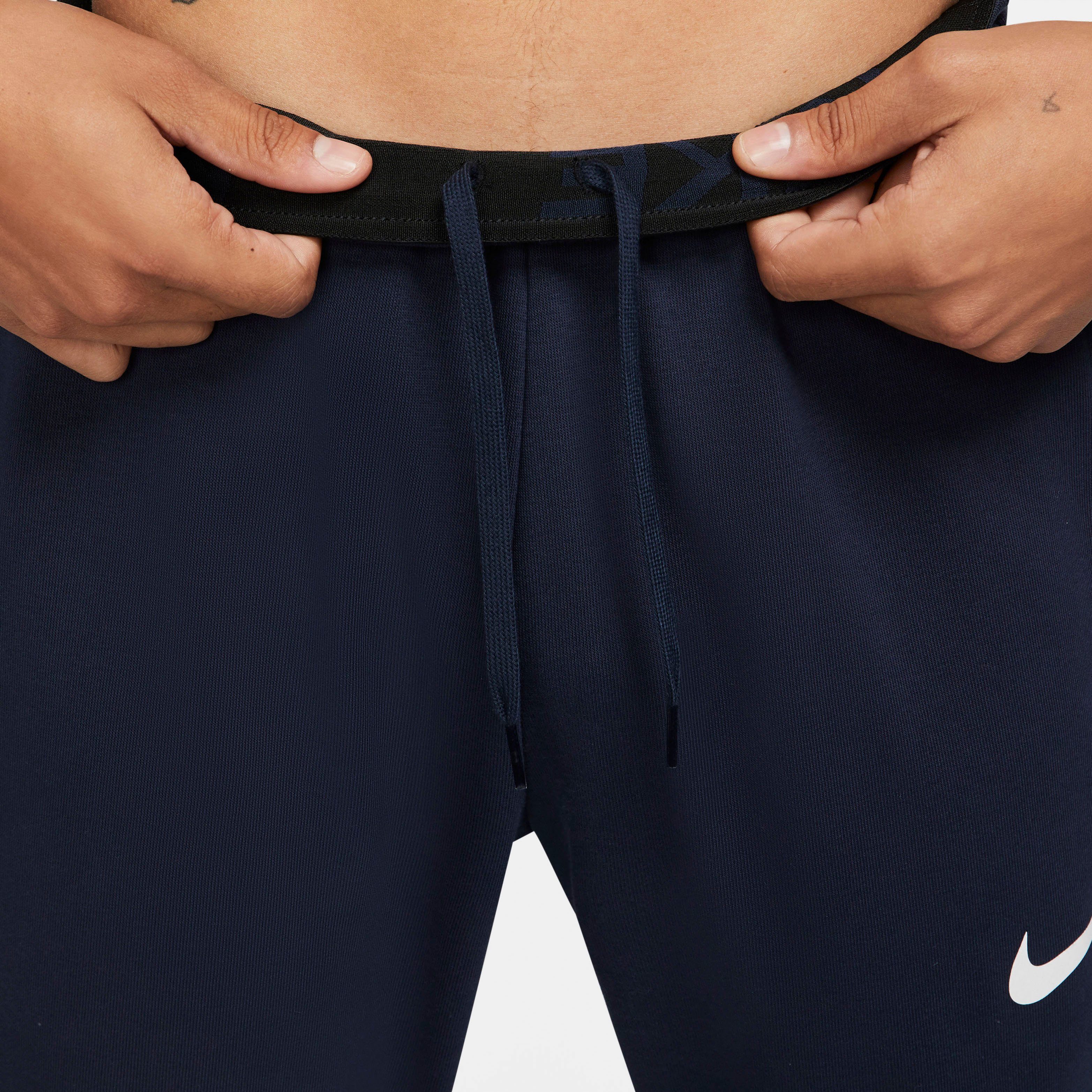 Nike Trainingshose DRI-FIT MEN'S TAPERED PANTS TRAINING OBSIDIAN/WHITE