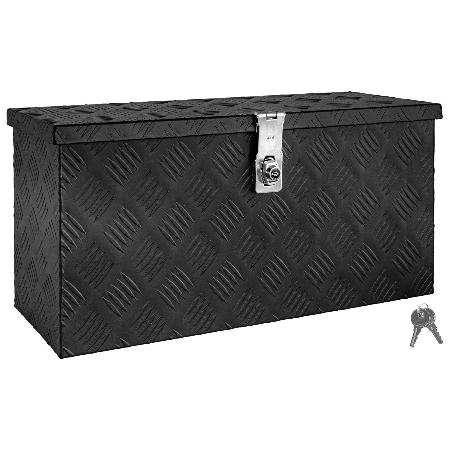 Trucky Anhänger-Deichselbox Truckbox Werkzeugbox Werkzeugkiste Anhängerbox Deichselbox Schwarz
