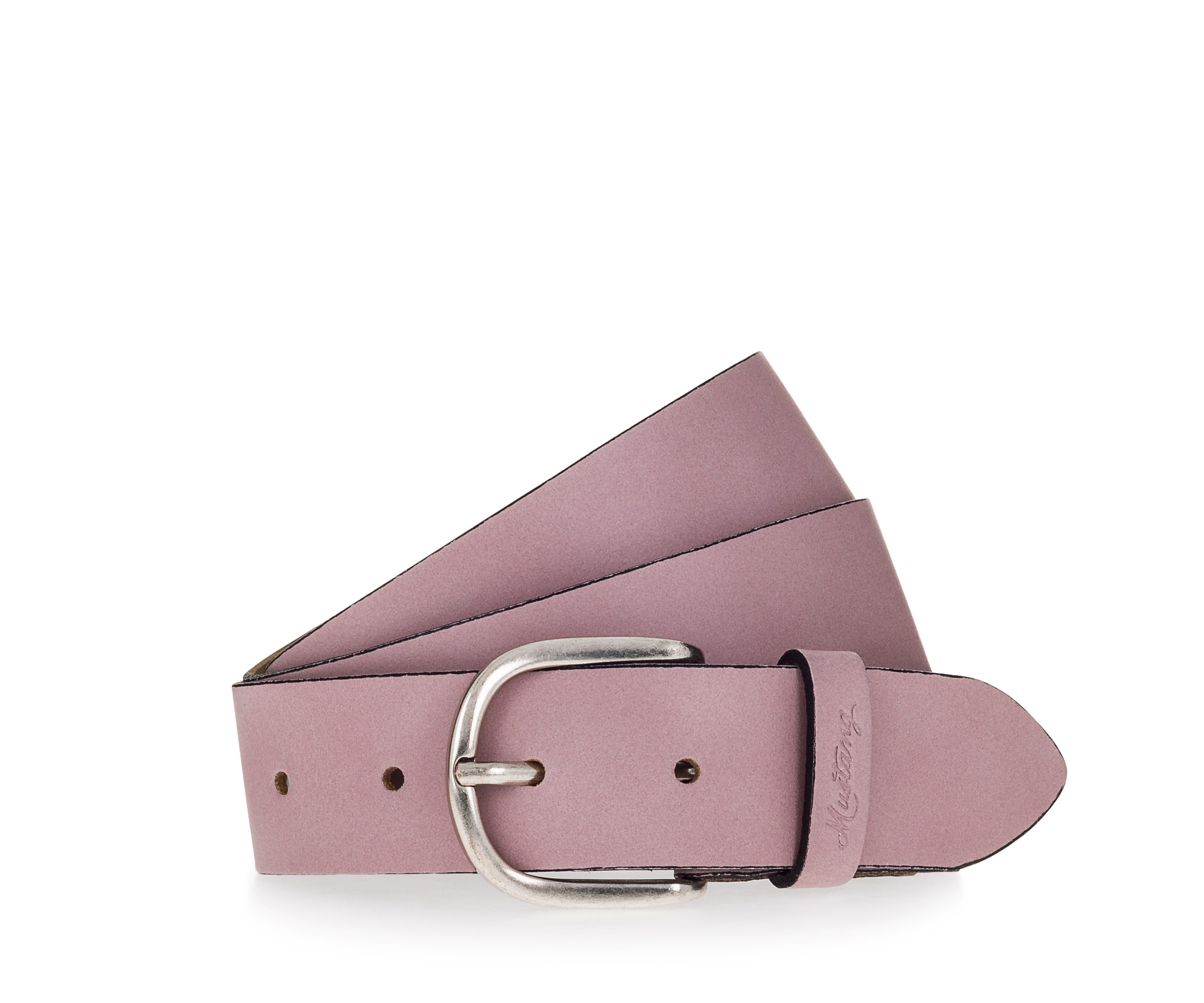 MUSTANG Ledergürtel "Madison" Mit geprägtem MUSTANG-Logo auf der Schlaufe, 3,5 cm