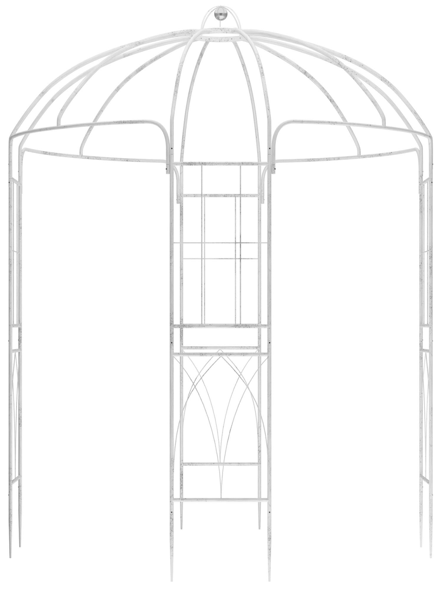 CLP Rosenbogen Pavillon Keira, wetterfester Gartenpavillon, Metall-Rosenbog günstig online kaufen