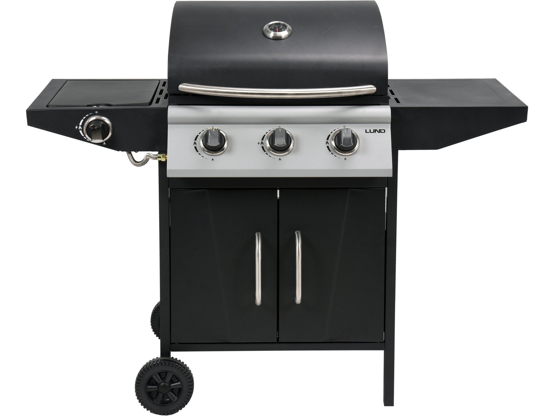 Lund Gasgrill Gasgrill 12,8kW, 3+1 Brenner, Stahl 127 x 56 x 106 cm, Gasgrill 12,8kW, 3+1 Brenner, Stahl 127 x 56 x 106 cm, Gasgrill 12,8kW, 3+1 Brenner, Stahl 127 x 56 x 106 cm