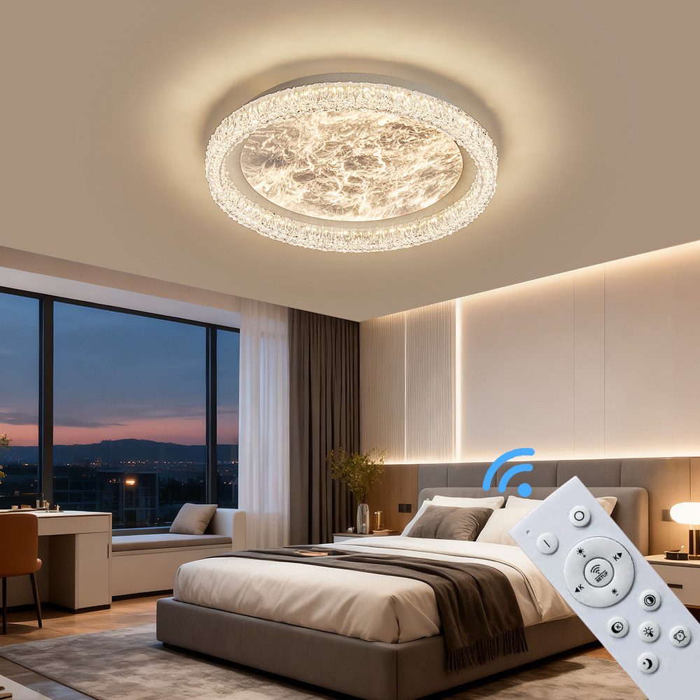 Eurohandisplay LED Deckenleuchte LED Deckenleuchte Fernbedienung Lichtfarbe günstig online kaufen