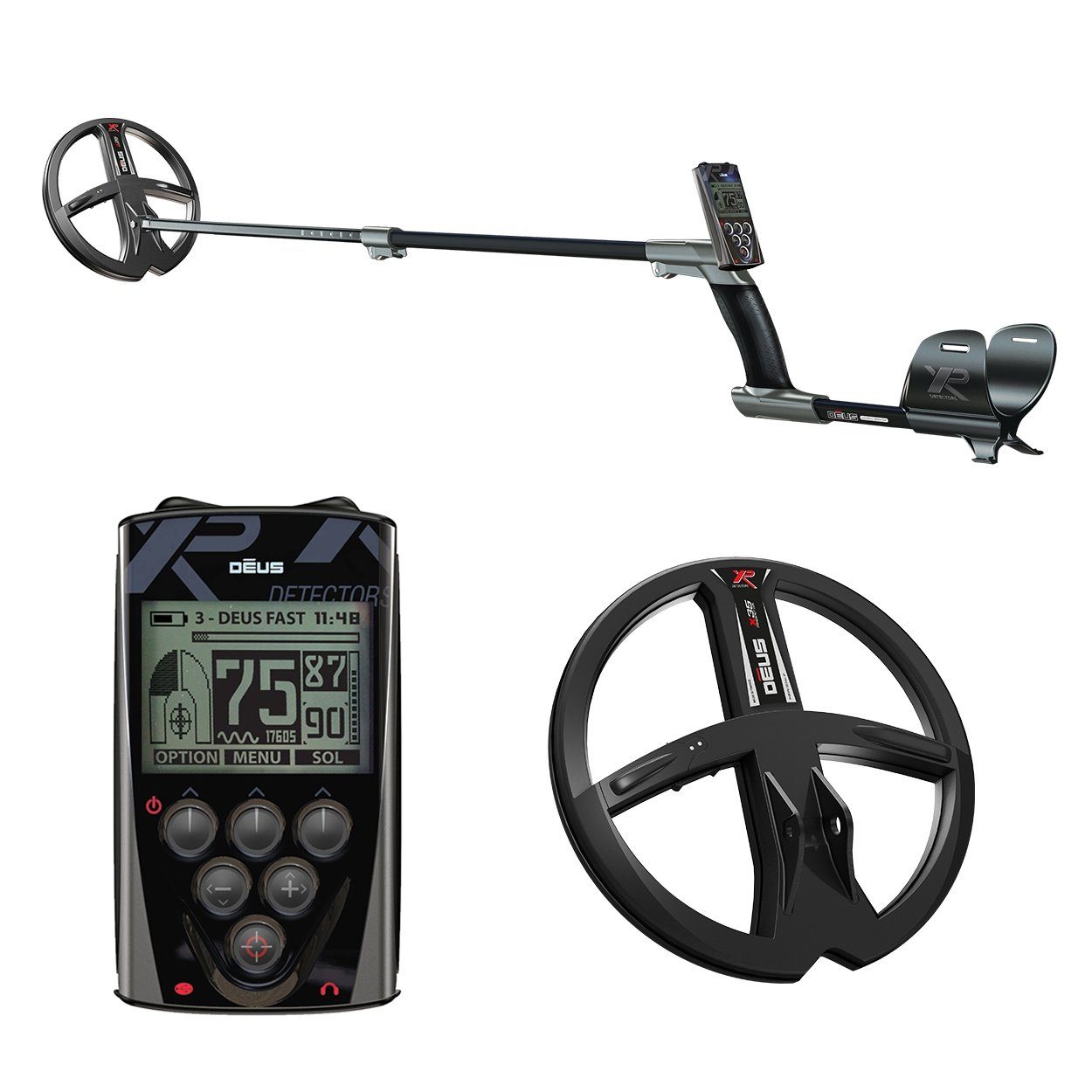 XP Metal Detectors Metalldetektor DEUS X35 22 RC, BOOST-Modus für mehr Suchtiefe