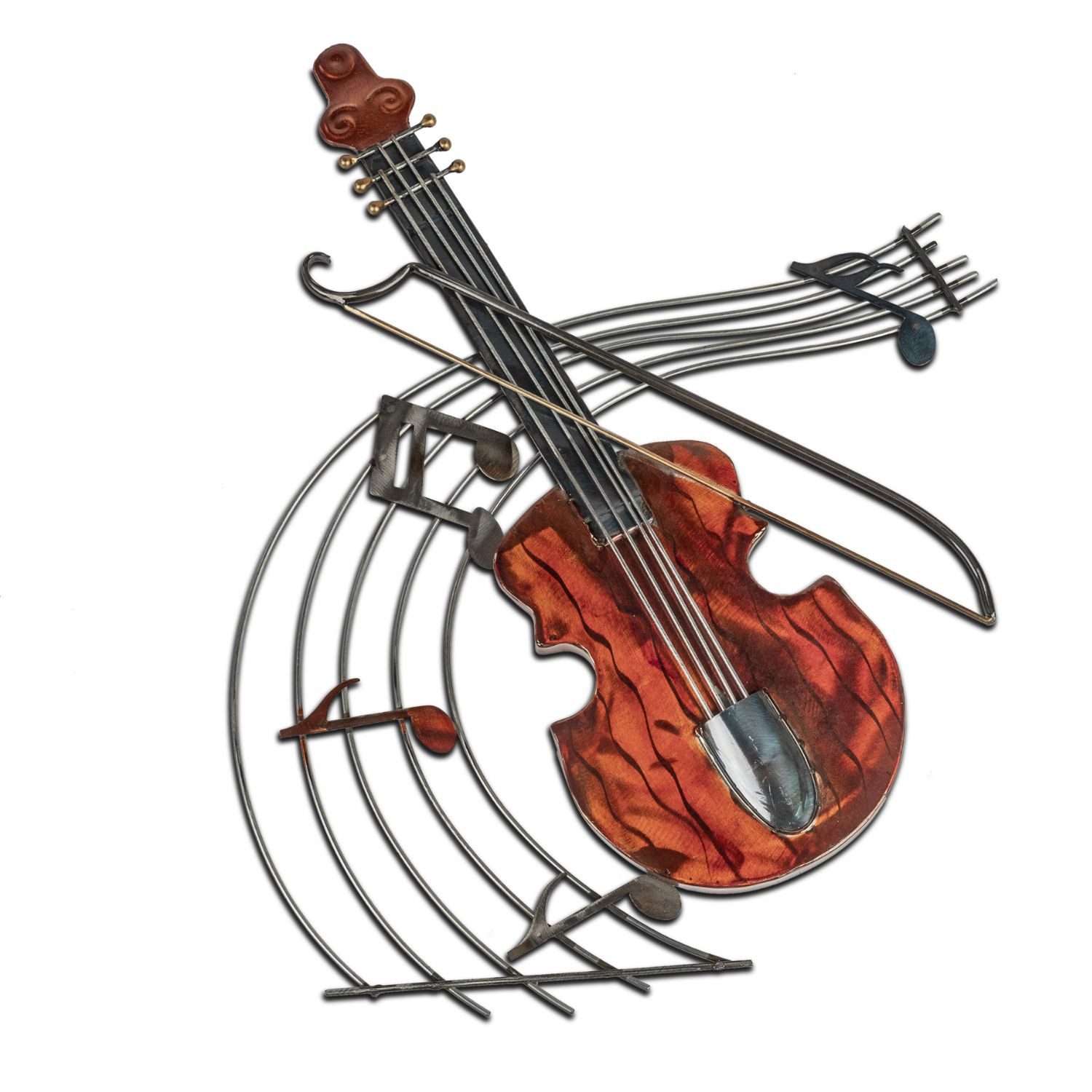formano Wanddekoobjekt Musik, Höhe: 47cm, Farbe: Mehrfarbig, Motiv: Geige