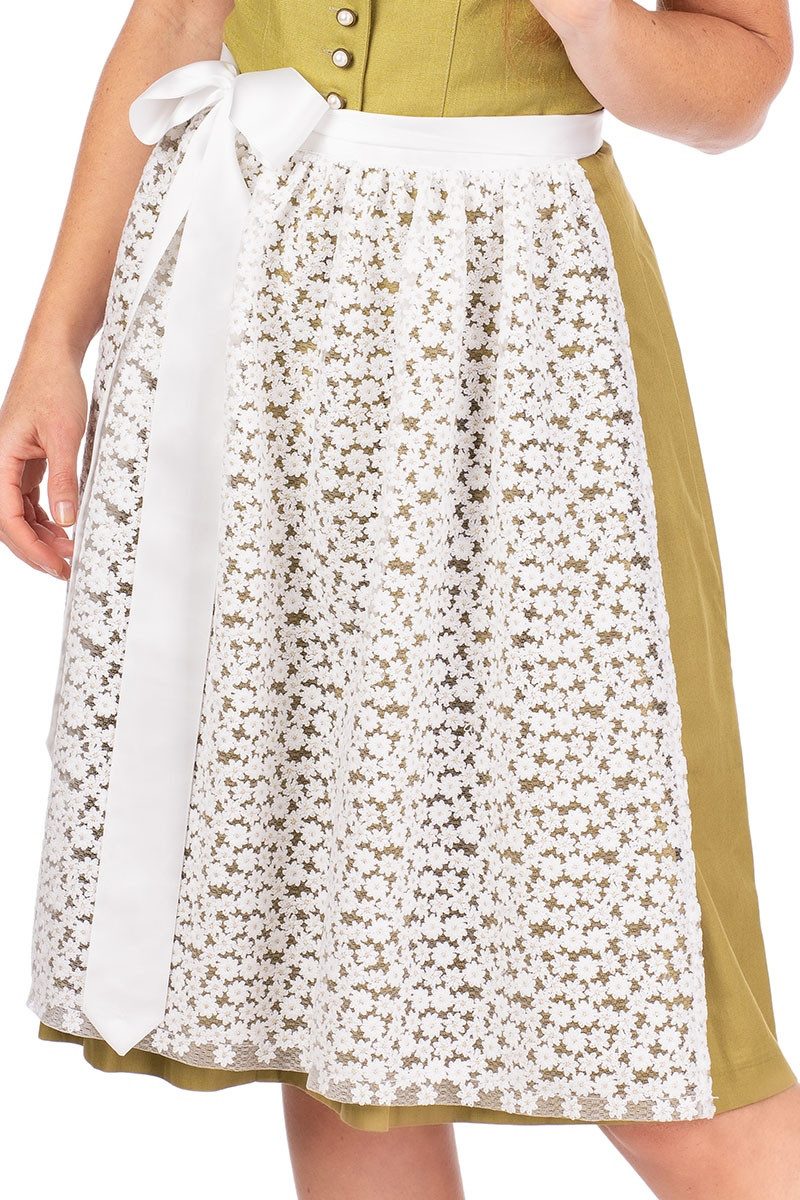 Alpenfee Tracht Dirndl Midi Dirndl 2tlg. - XARA - hellgrün
