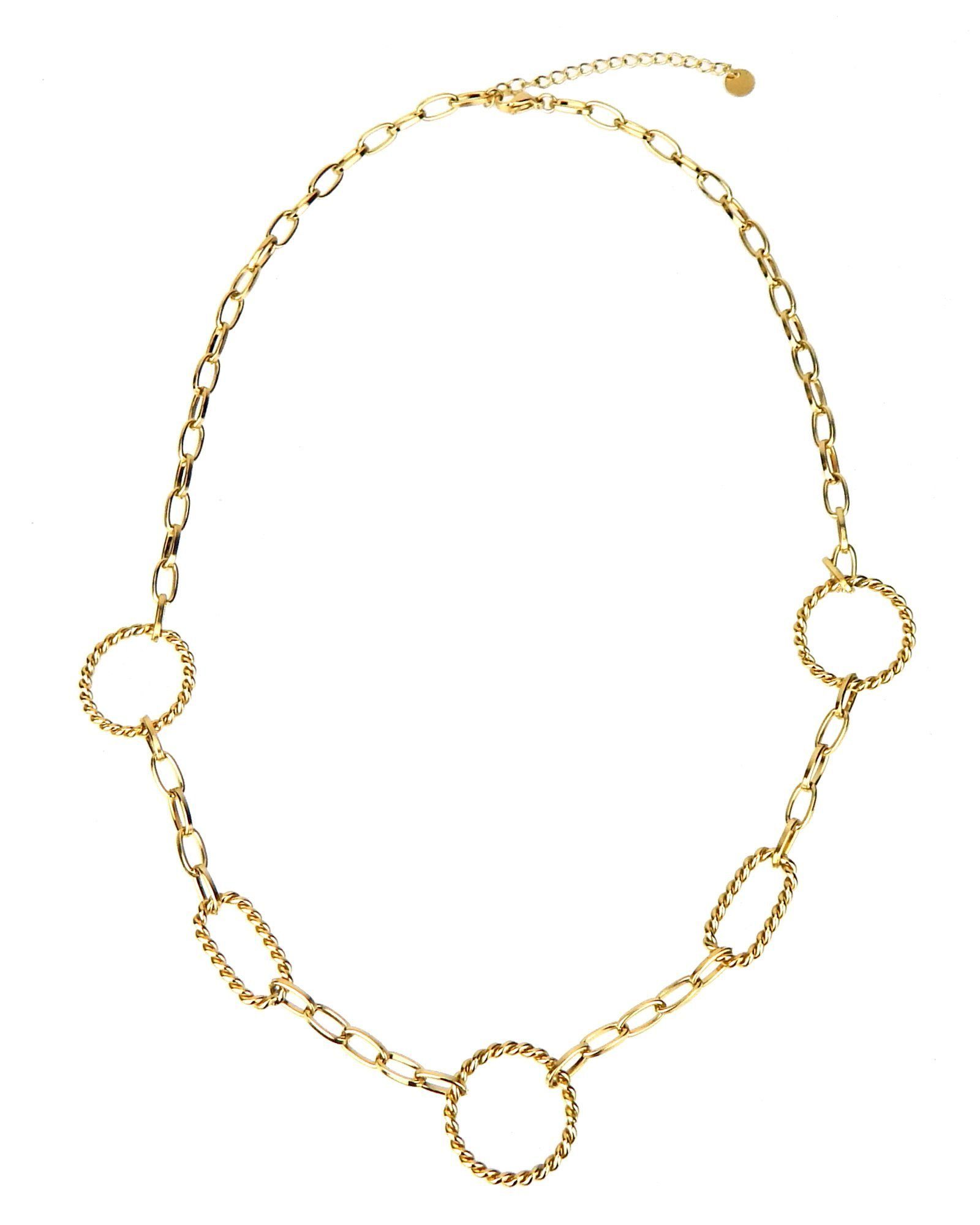 Ella Jonte Gliederkette, Halskette gold Ringe günstig online kaufen