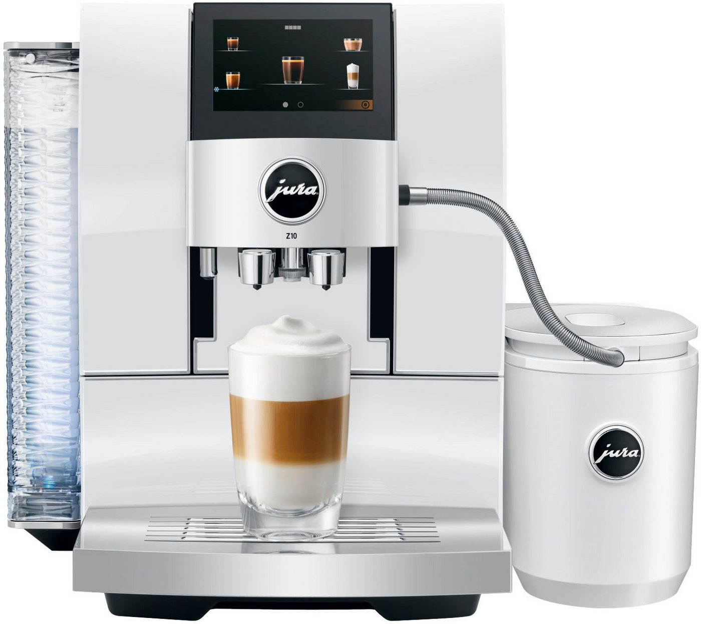 JURA Kaffeevollautomat 15410 Z10 Diamond White (EA), 51 Spezialitäten, Touch, Light & Cold Brew
